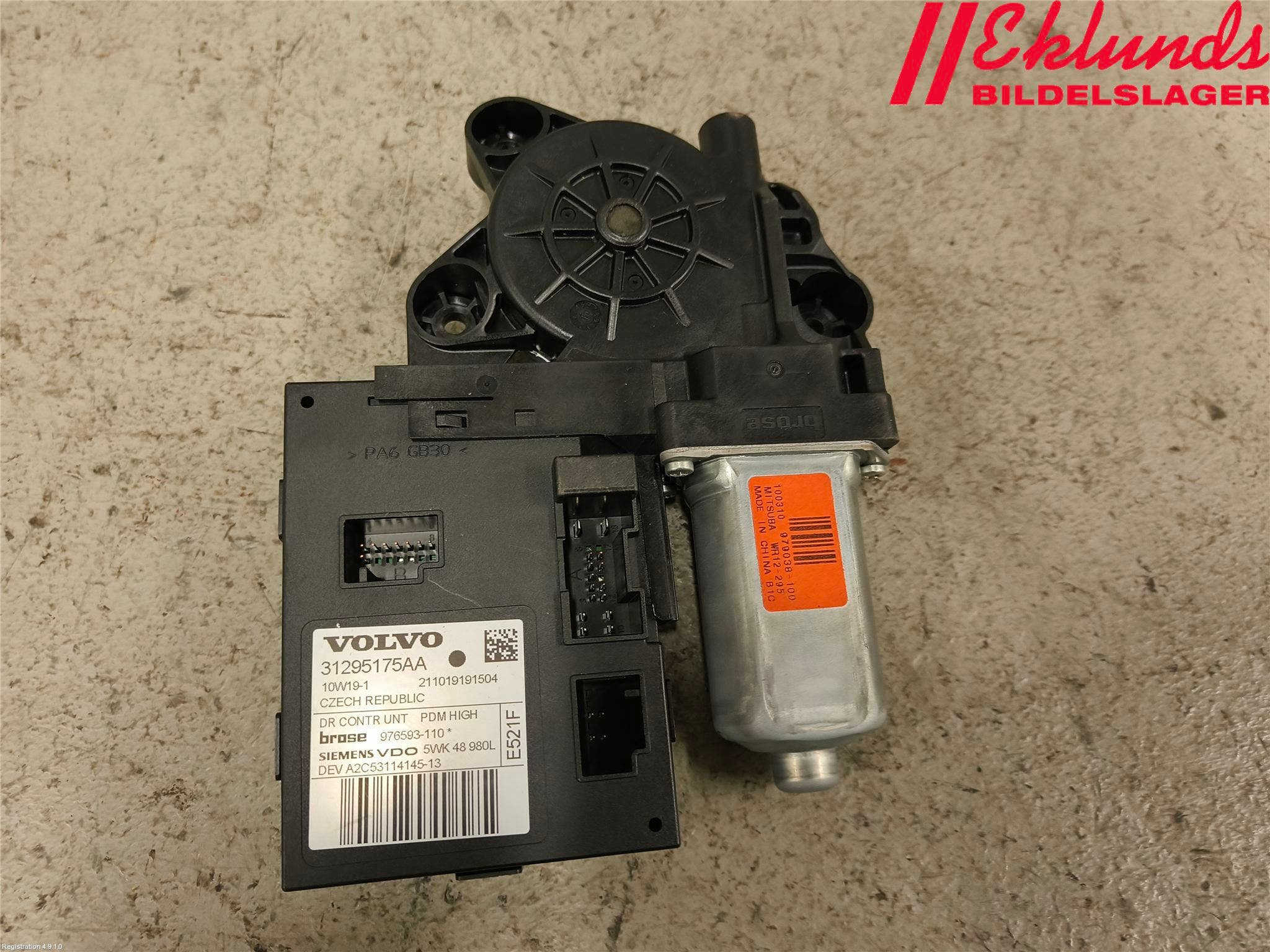 Volvo V50 08-12 Fönsterhissmotor