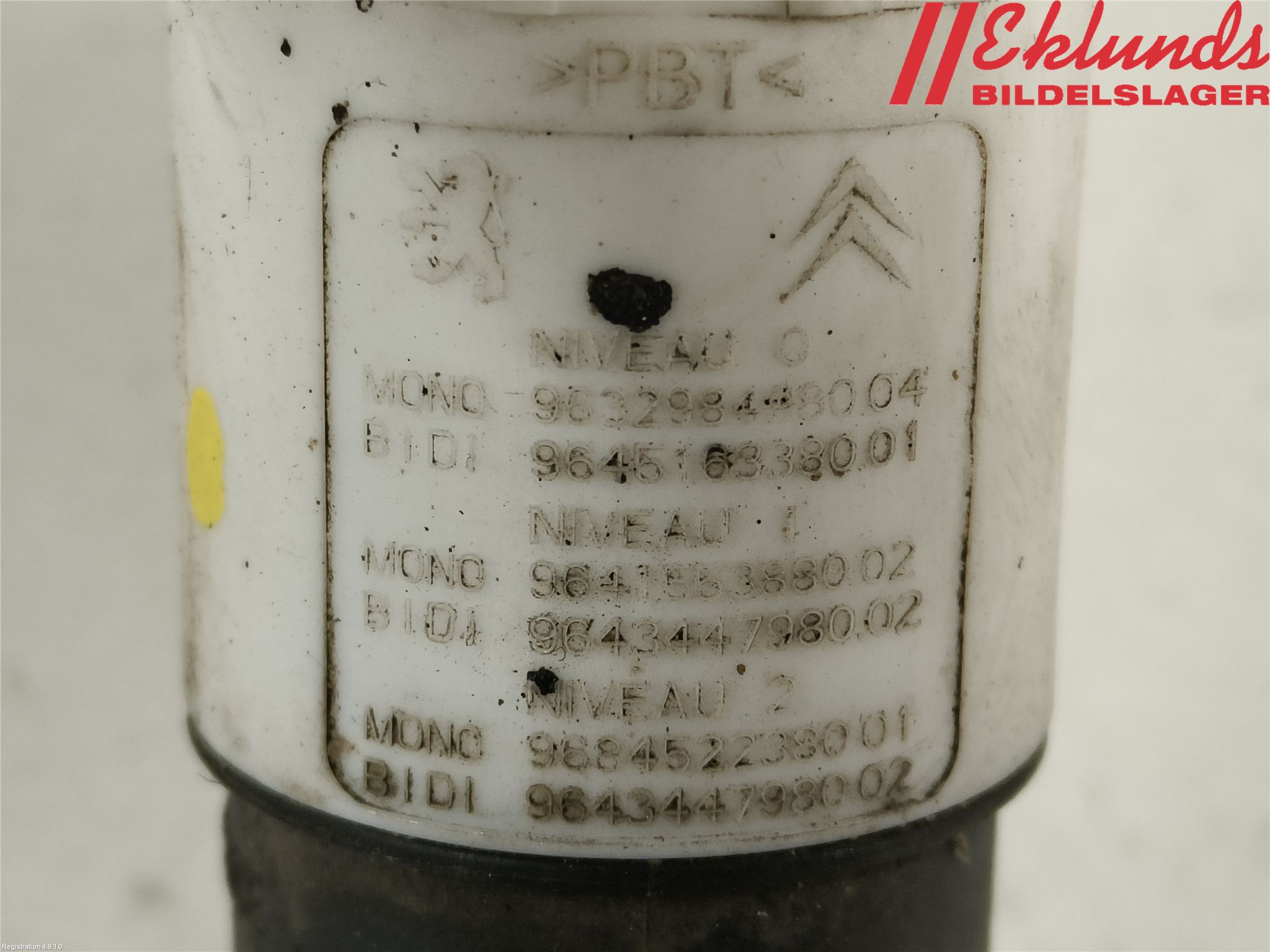Citroen C4 II 11-18 Spolarpump Vindruta
