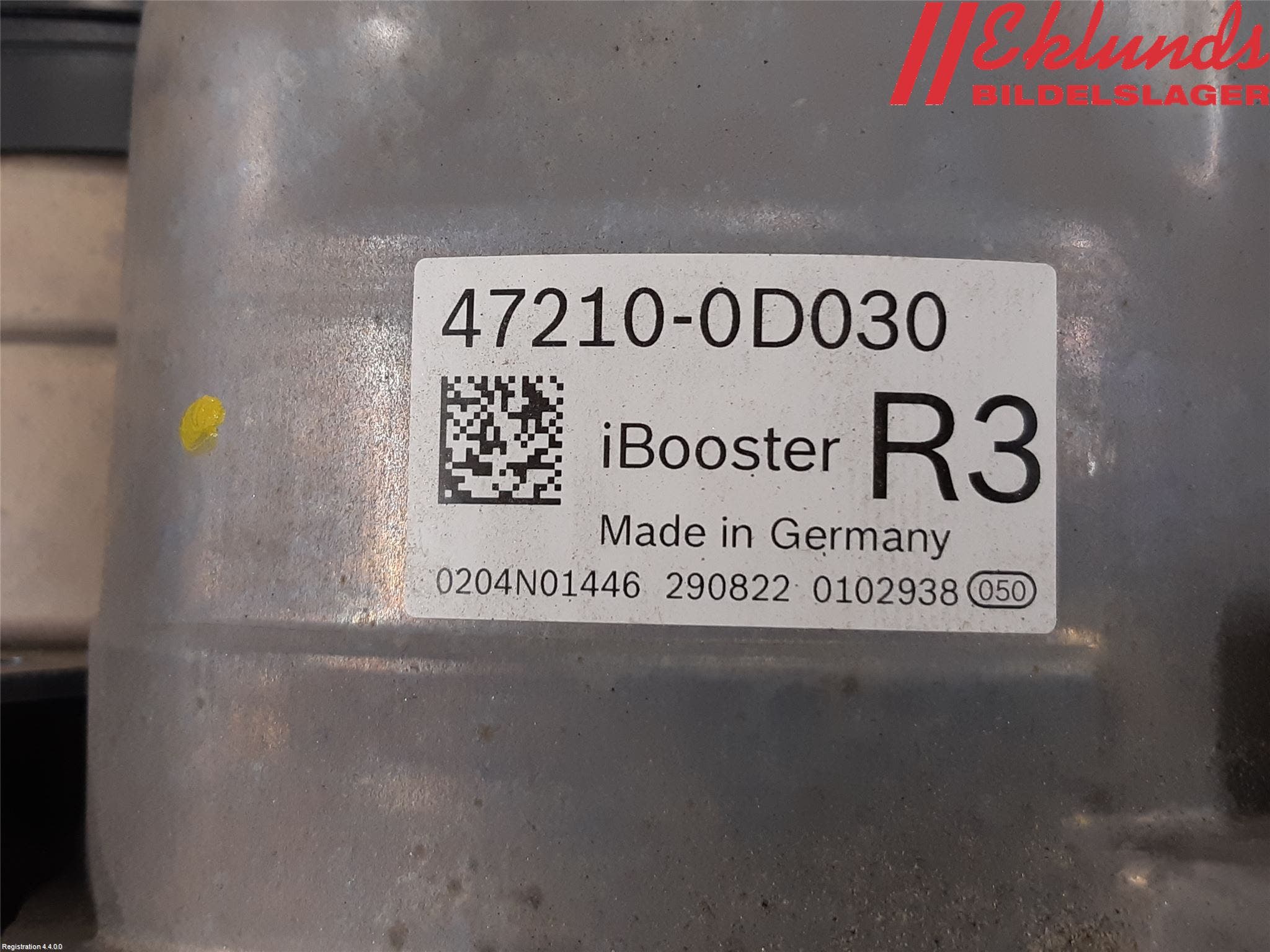 Toyota YARIS XP21 20- Bromsservo