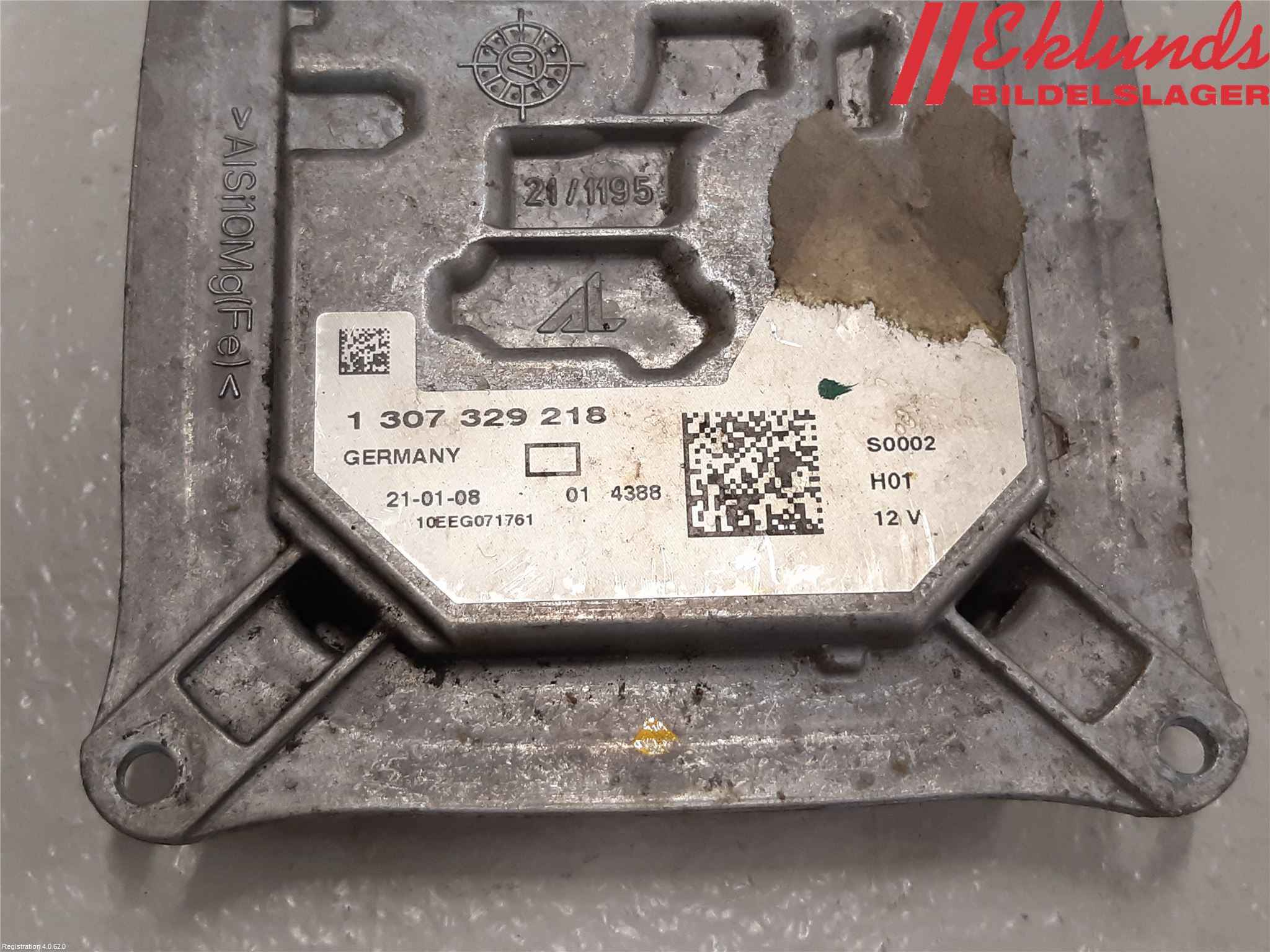 Audi A4/S4 08-11 Styrenhet Strålkastare