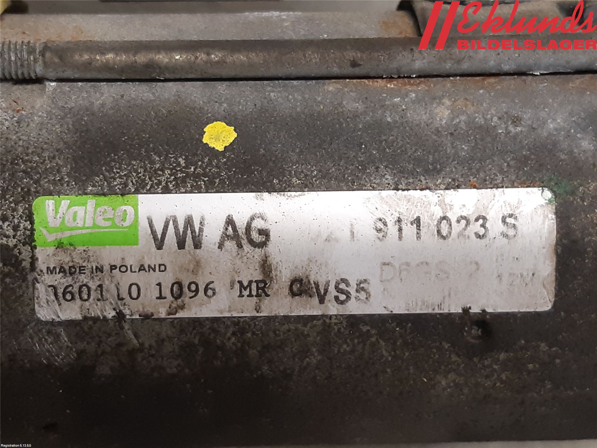 Volkswagen VW POLO 10-17 Startmotor