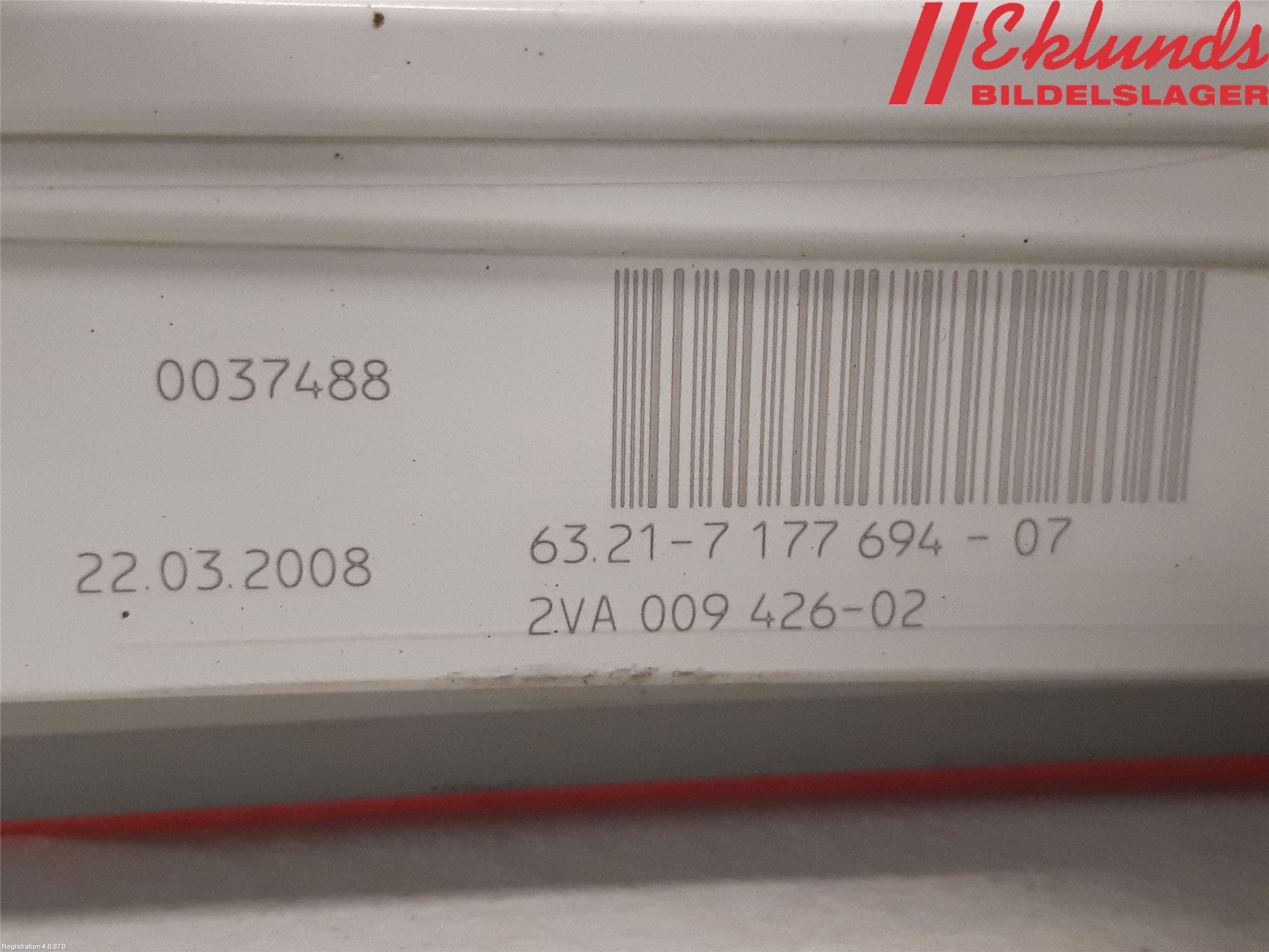 BMW 5 E60/61 Sed/Tou 02-10 Bakljus Höger