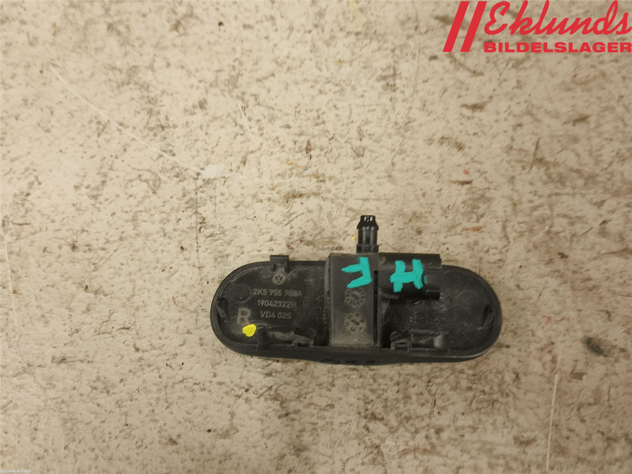 Volkswagen VW CADDY 16-20 Spolarmunstycke Rutor