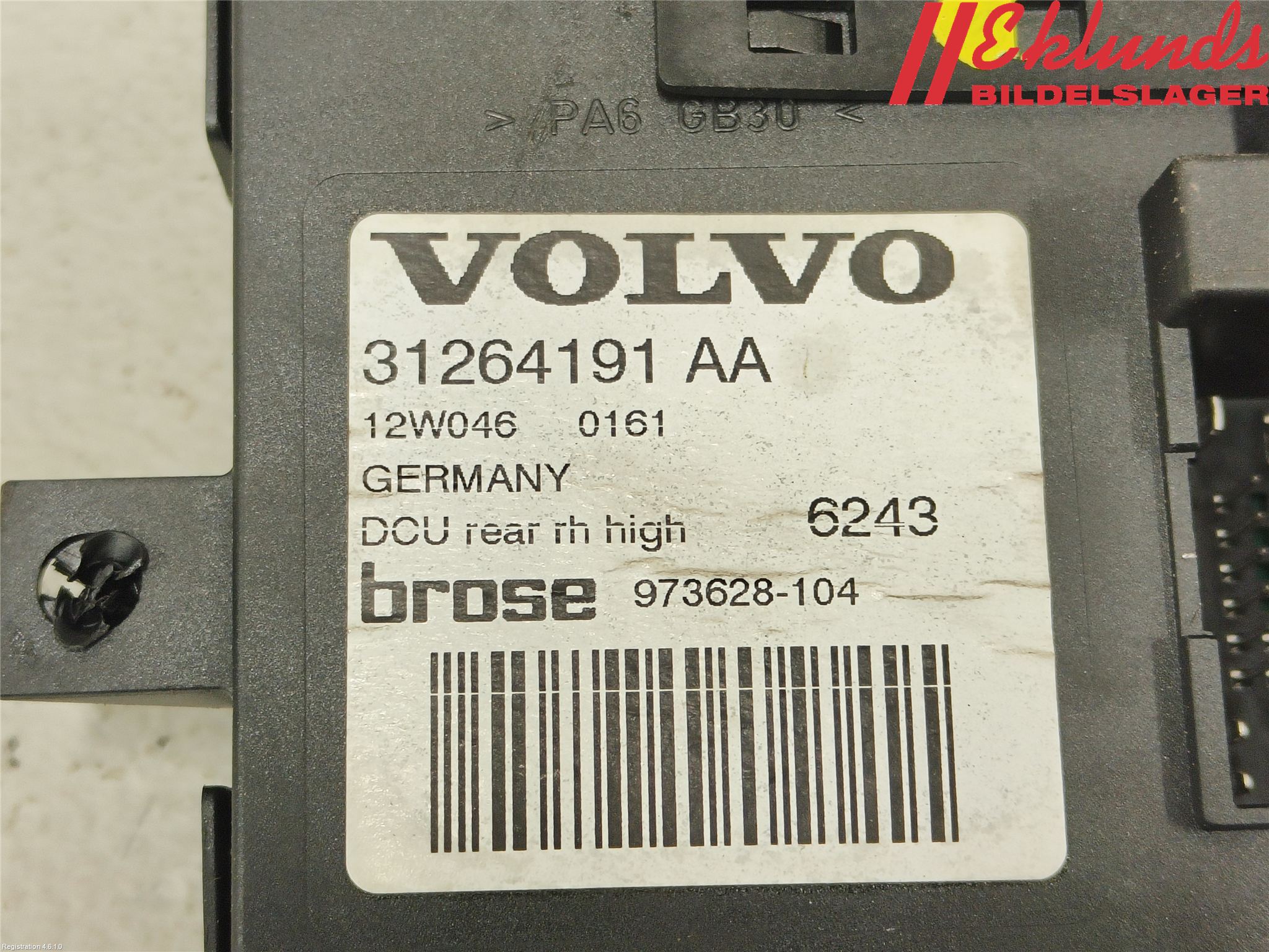 Volvo V50 08-12 Fönsterhissmotor