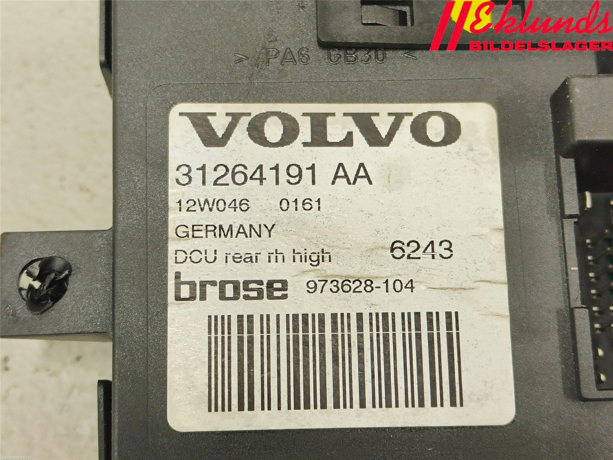 Volvo V50 08-12 Fönsterhissmotor