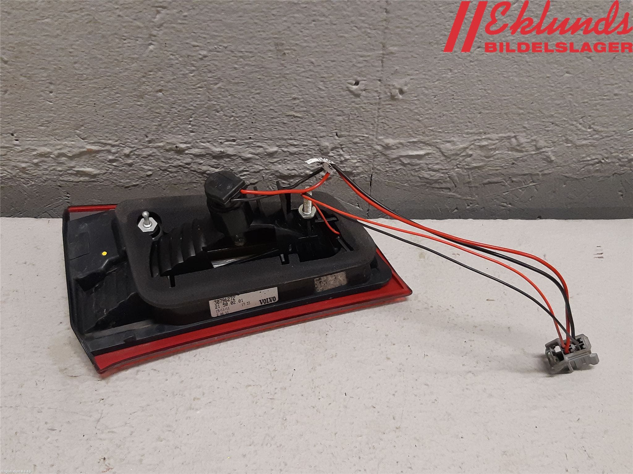 Volvo S60 11-13 Bakljus Lucka Hö