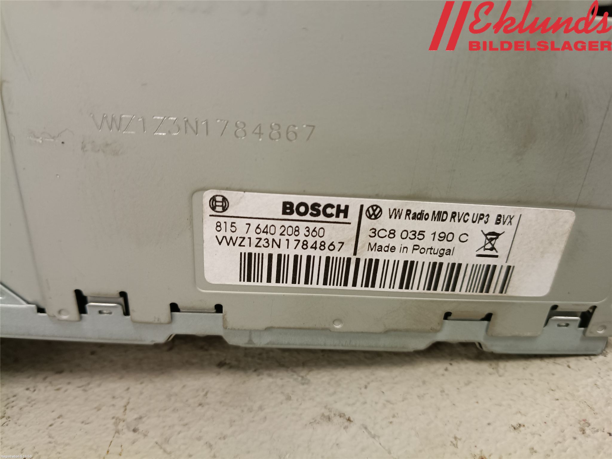 Volkswagen VW PASSAT 11-14 Cd Radio - Multimediapanel