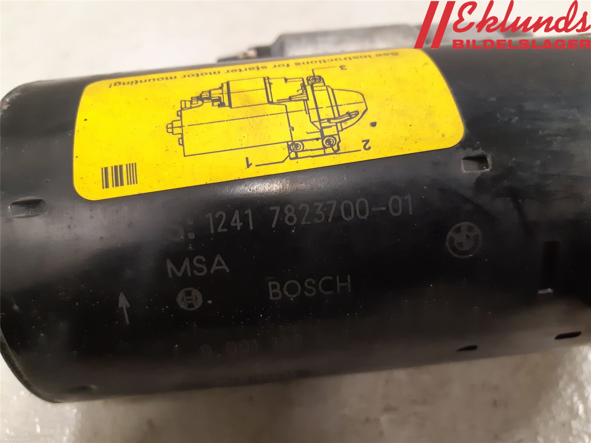BMW X1 E84 10-15 Startmotor Diesel