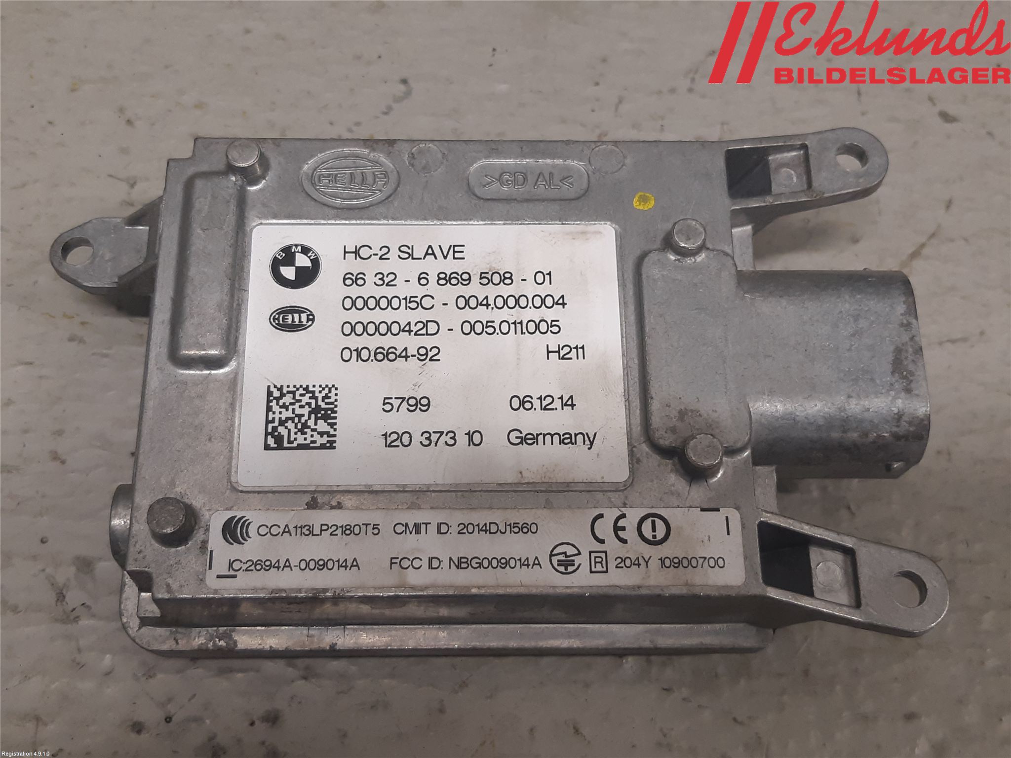 BMW 7 F01/02/03/04 09-15 Sensor Aktivt Kollisionsskydd
