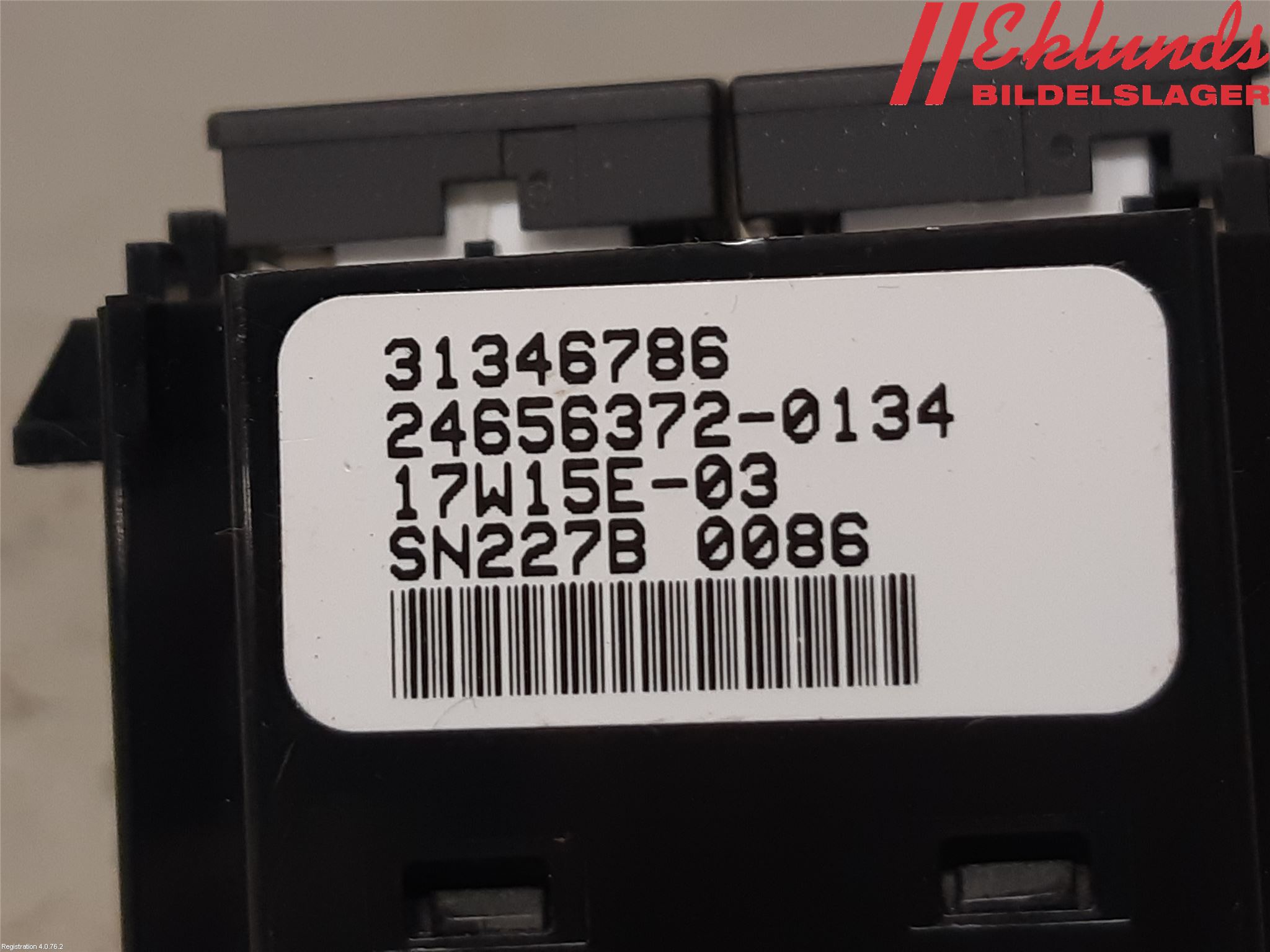 Volvo V90 17->> Strömställare Stolvärme