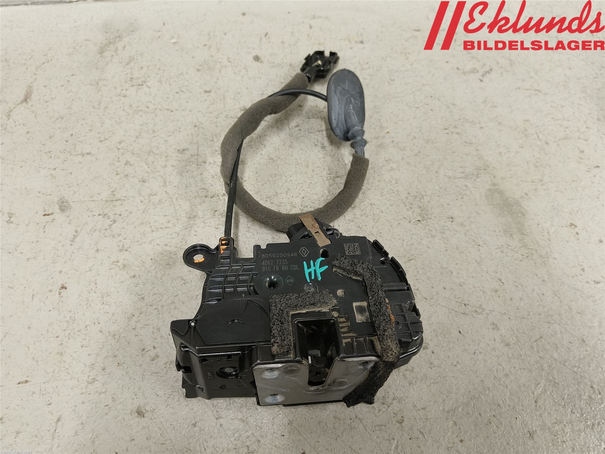 Renault ZOE/E-TECH 13- Låskista-Dörrlås