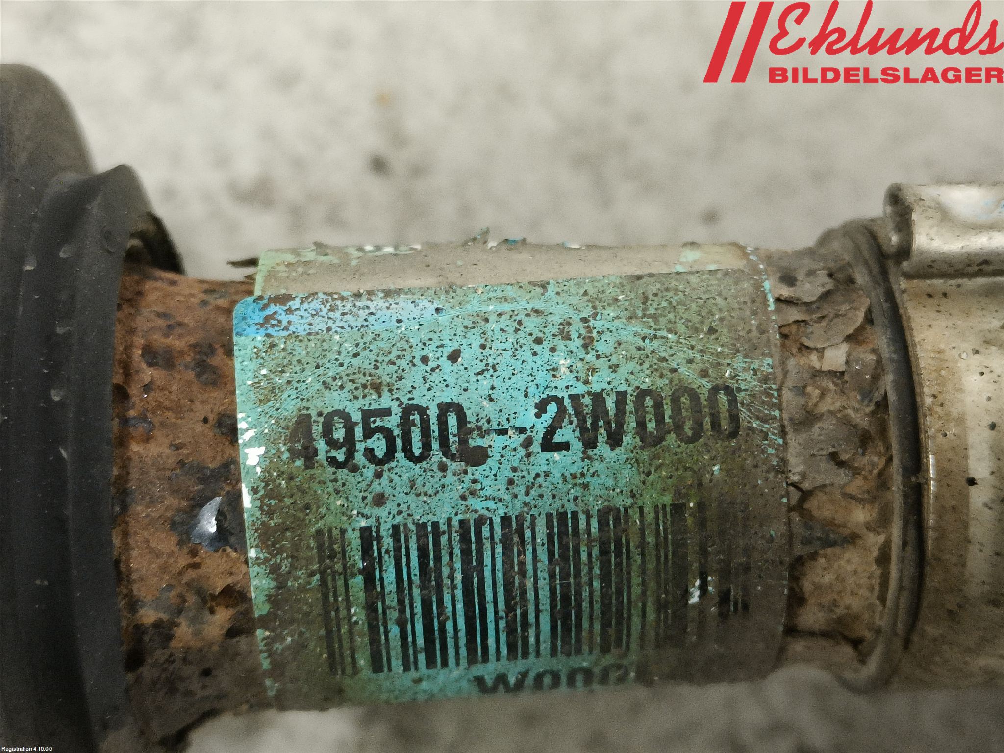 Kia SORENTO 10-14 Drivaxel Fram Vänster