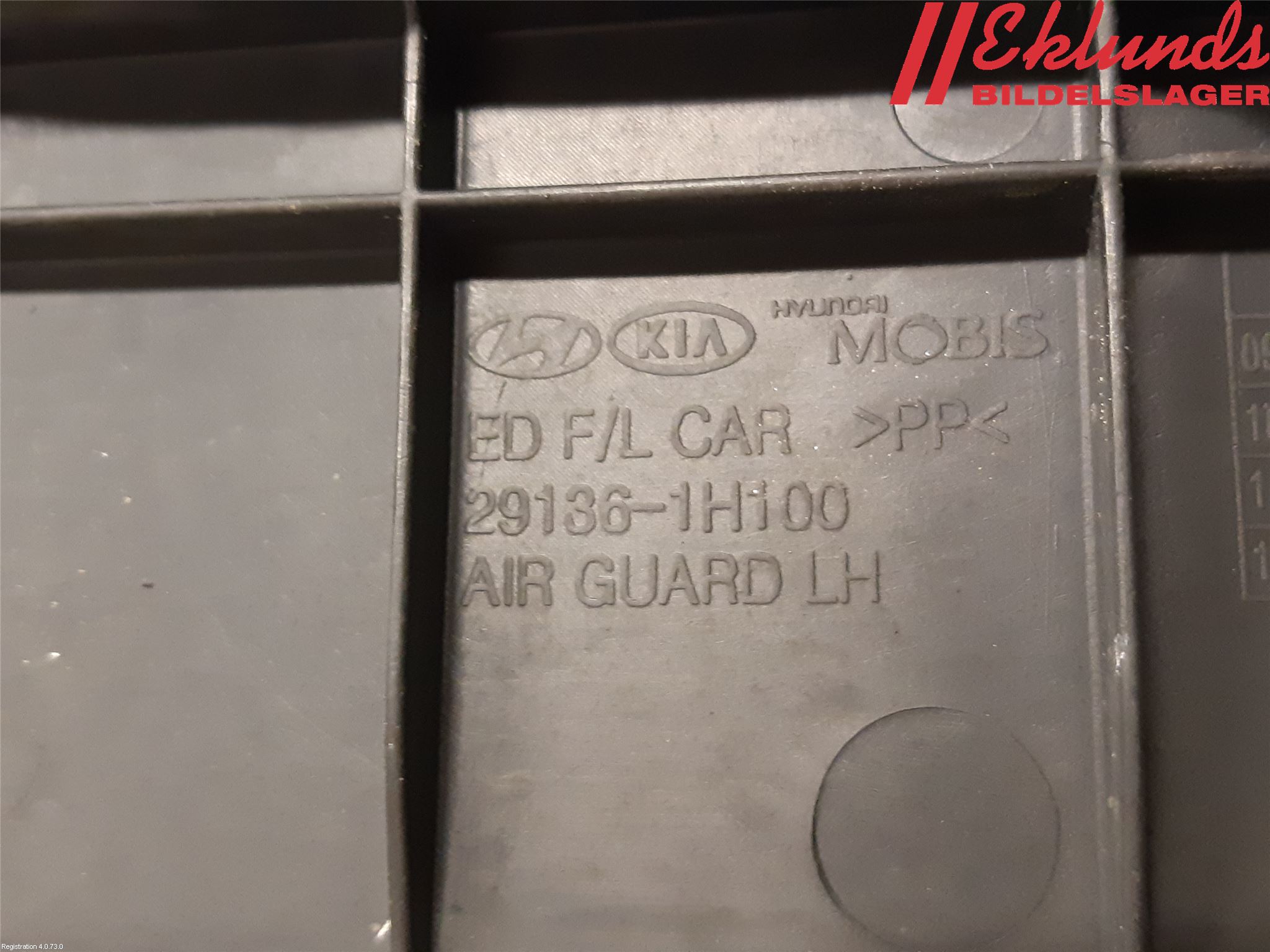 Kia CEED 06-12 Deflektor Plåt-Plast Kylning