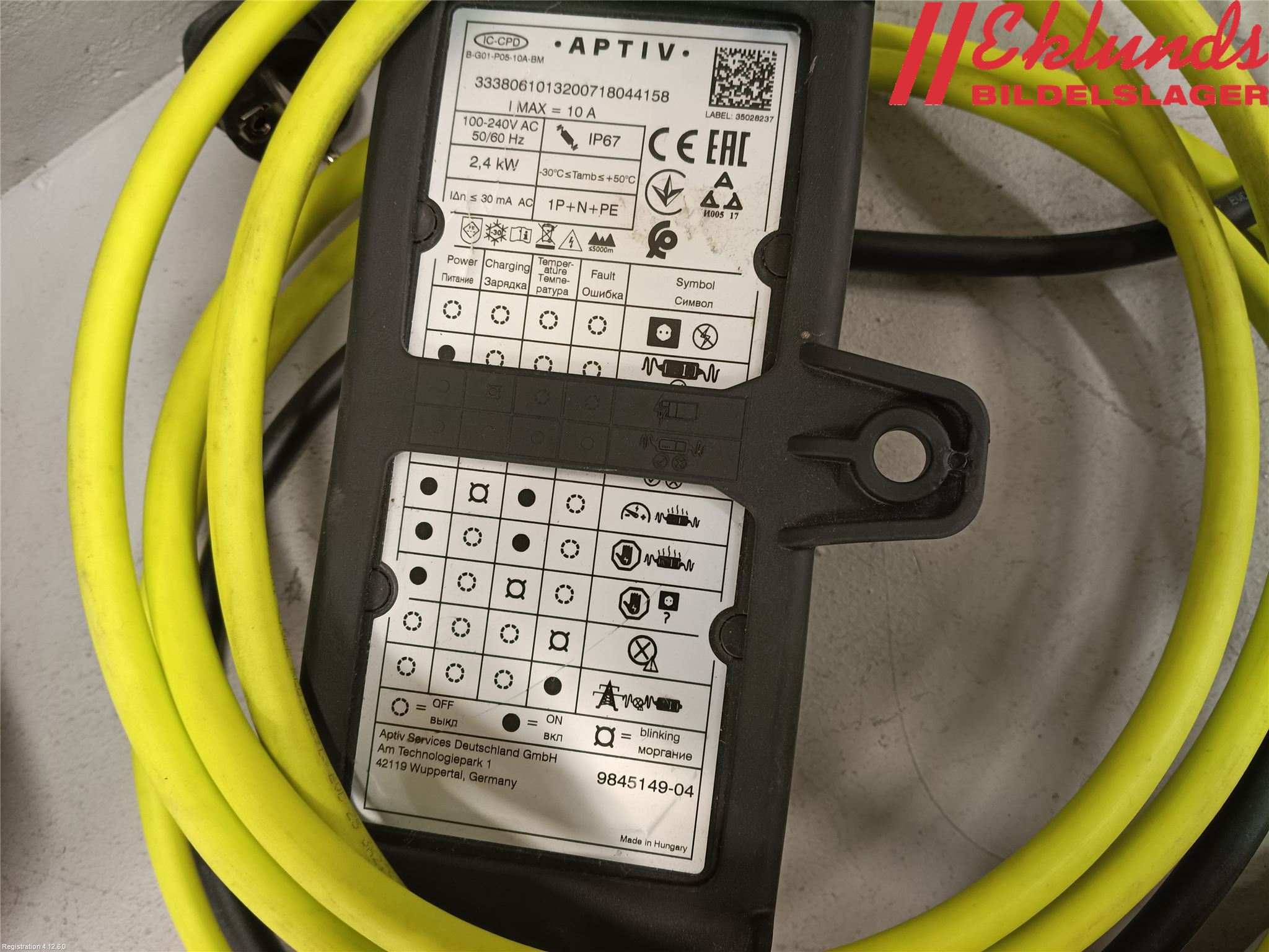 BMW 3 G20/G21/G80/G81 19- Batteriladdare Högspänning