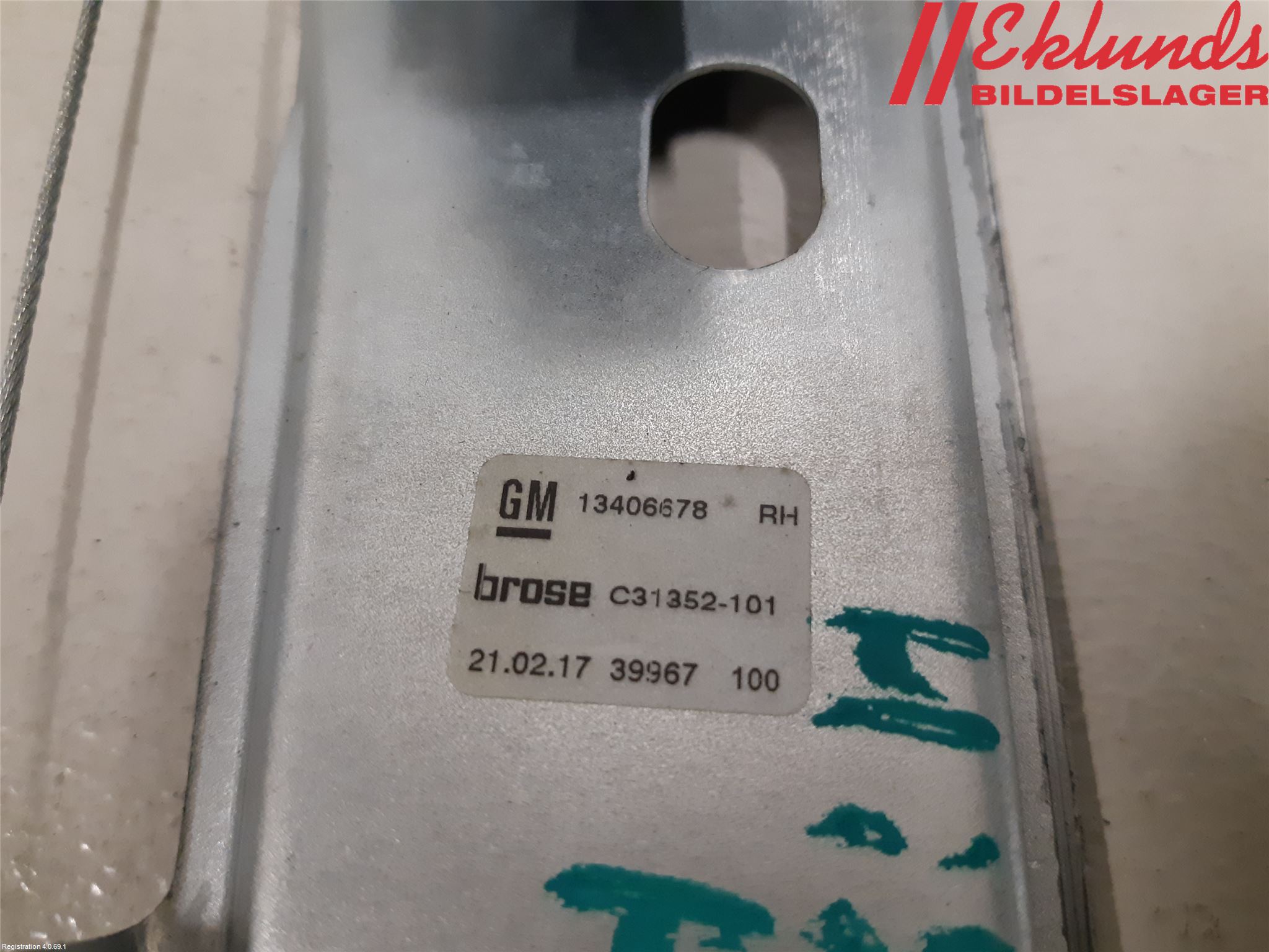 Opel ASTRA K 16-22 Fönsterhiss El Kompl