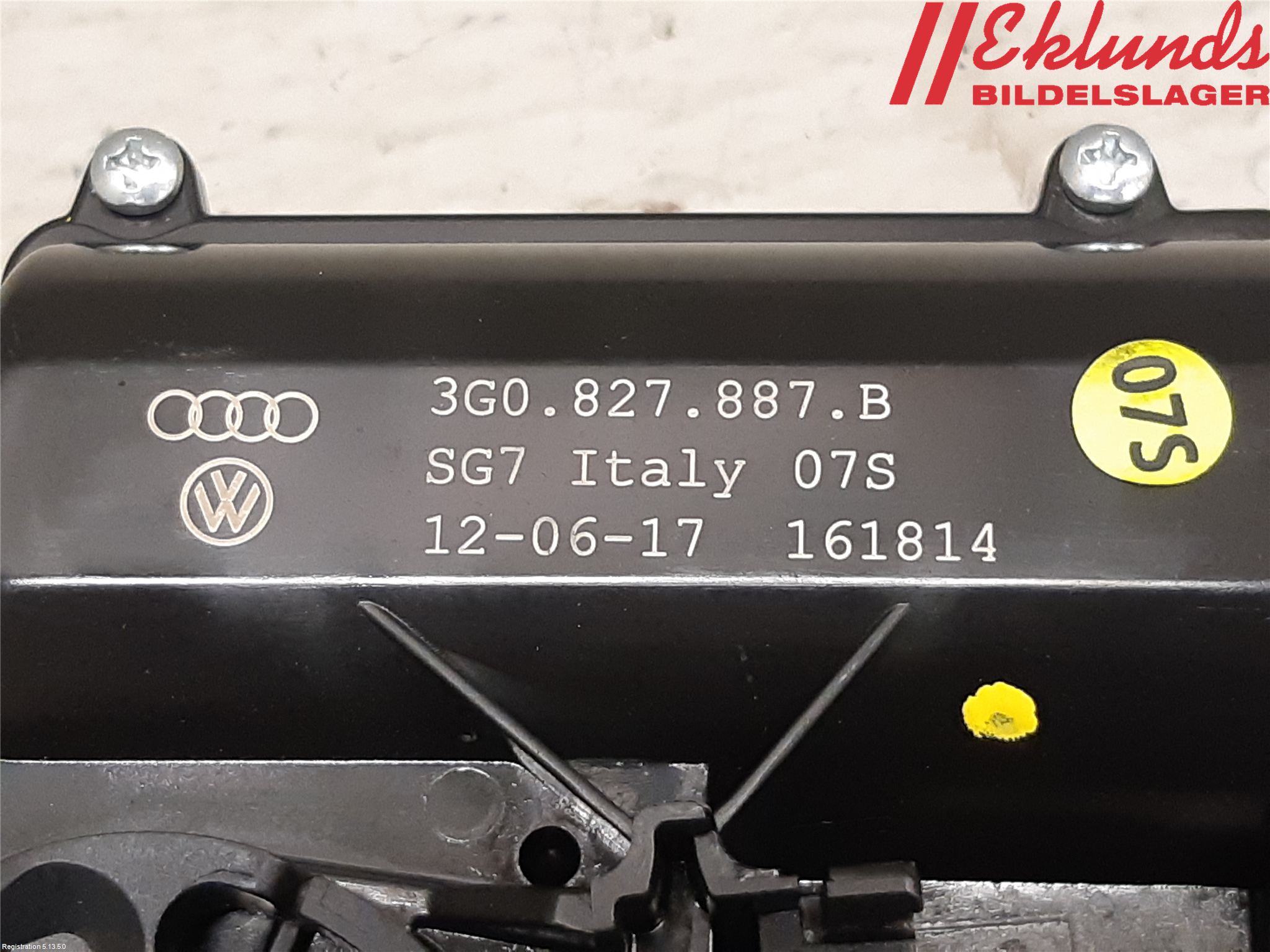 Volkswagen VW PASSAT 15-19 Bakluckeöppnare Automatisk