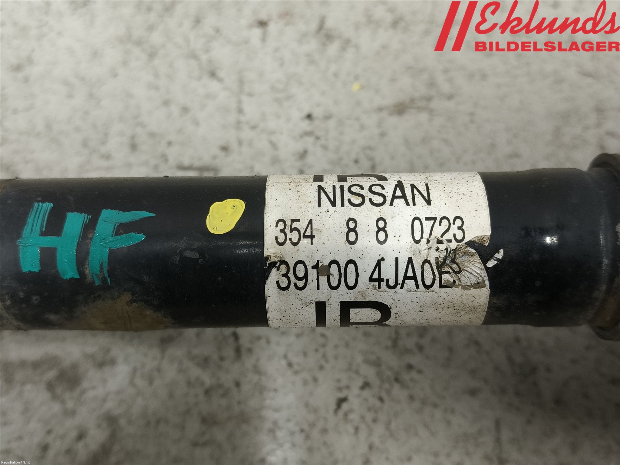 Nissan NAVARA, TREK-1 17-21 Drivaxel Fram Höger