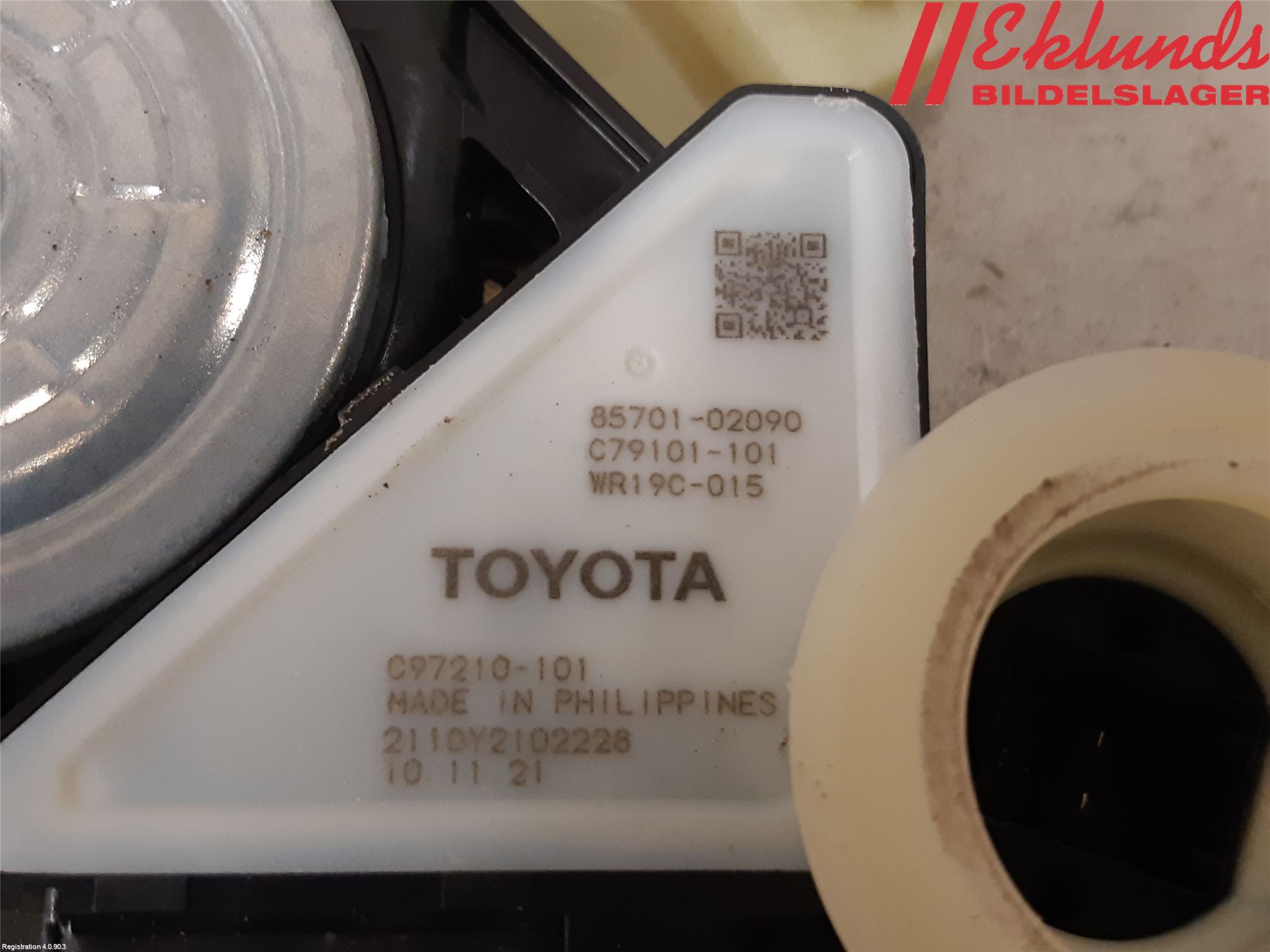 Toyota COROLLA 19- Fönsterhiss El Kompl