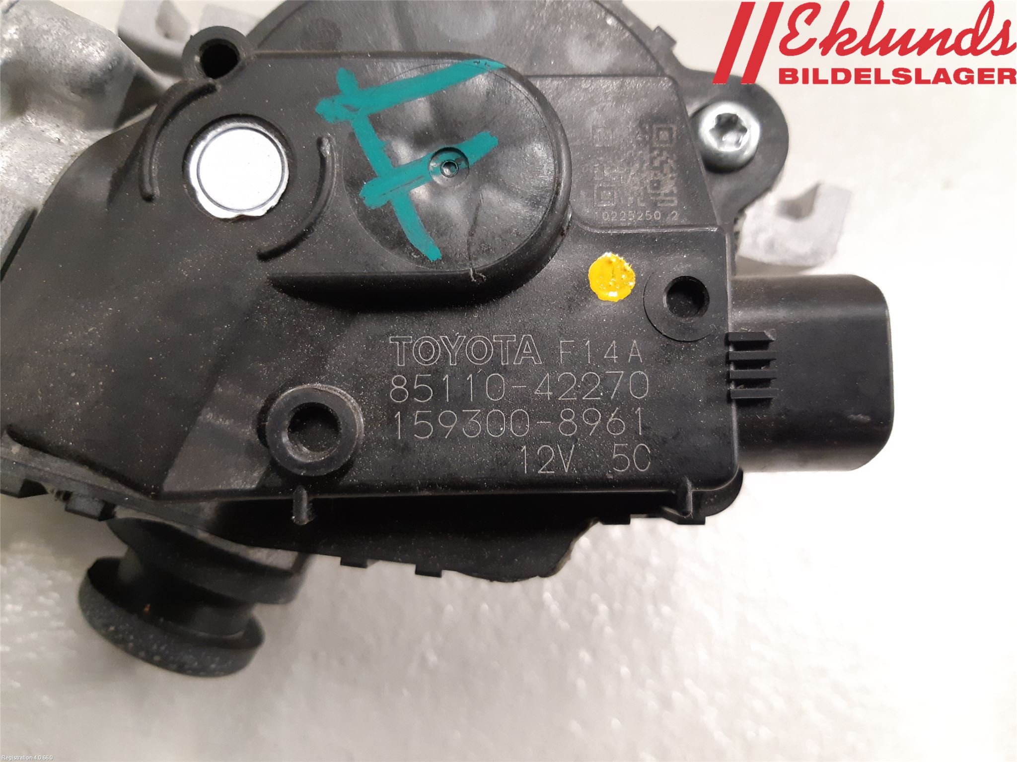 Toyota RAV4 19- Torkarmotor Vindruta