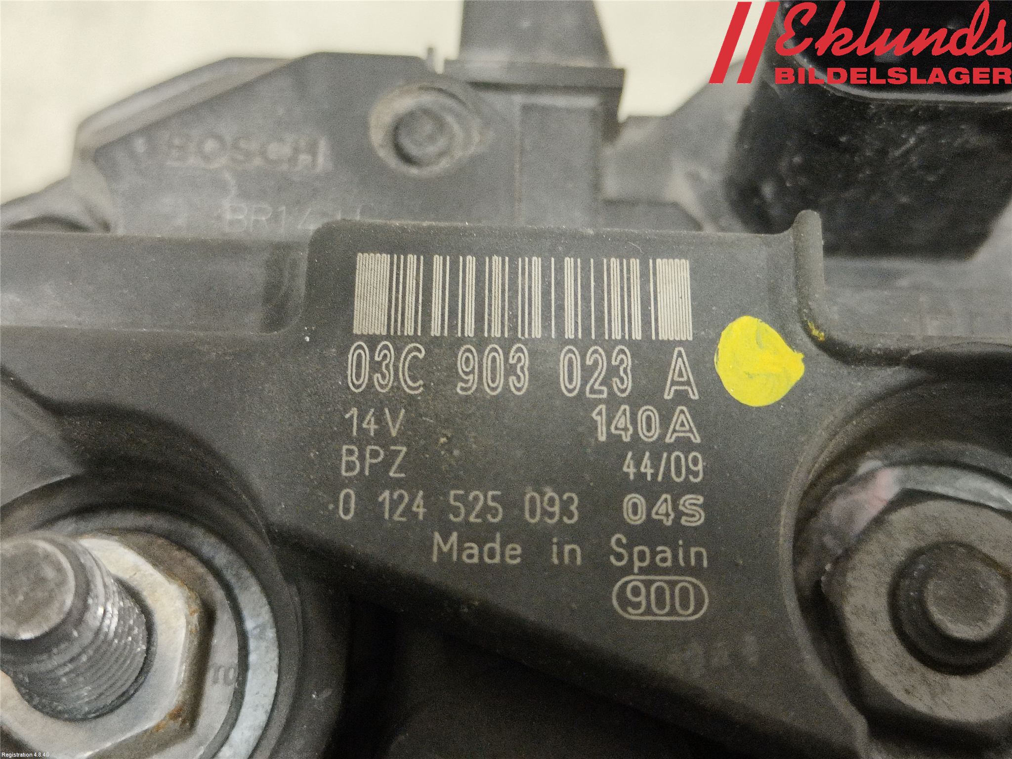 Volkswagen VW TIGUAN 07-16 Generator