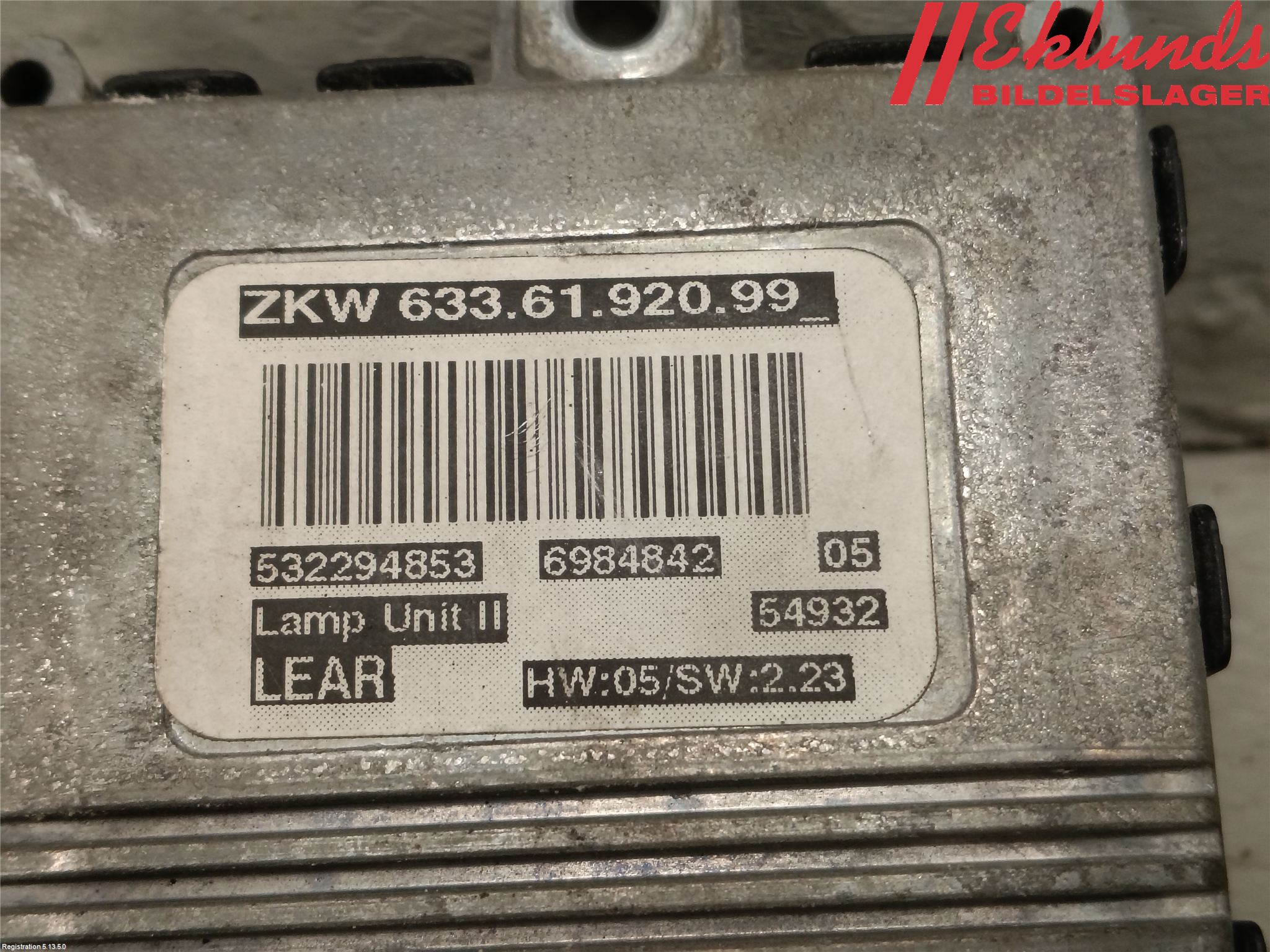 Volvo V70 14-16 Styrenhet Strålkastare
