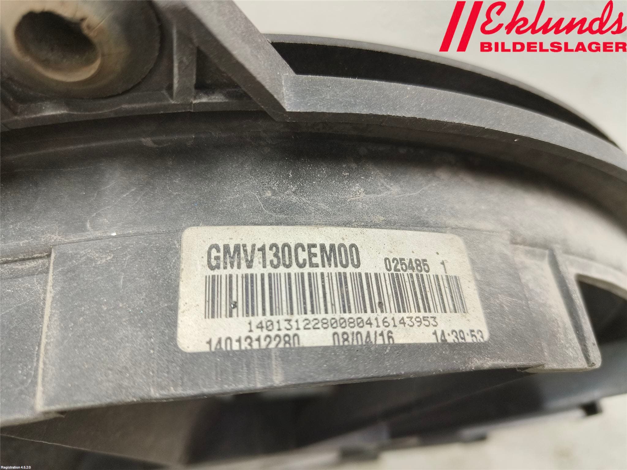 Peugeot EXPERT 15-16 Kylfläkt El