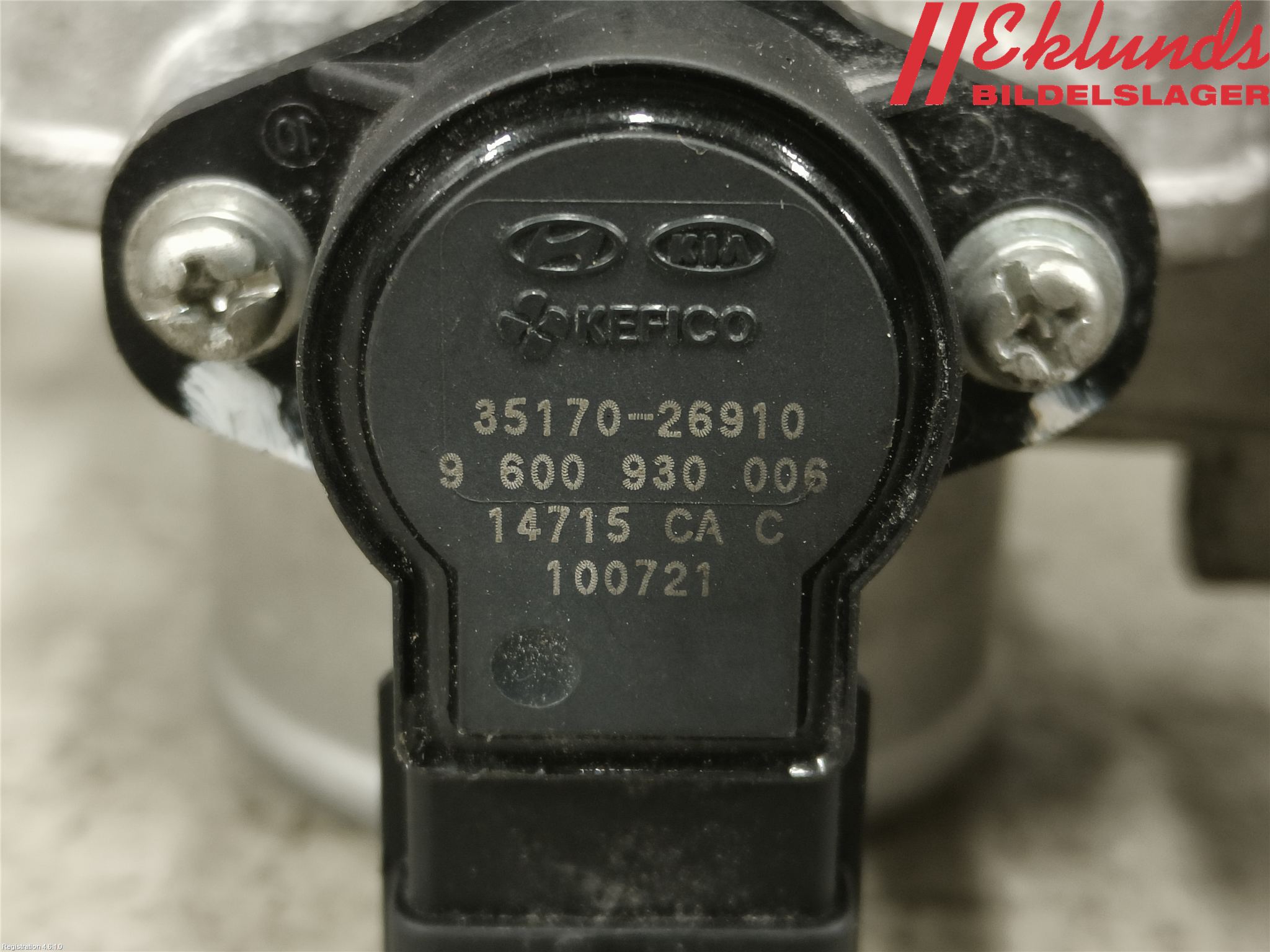 Hyundai i20 PB 09-14 Injspjällhus