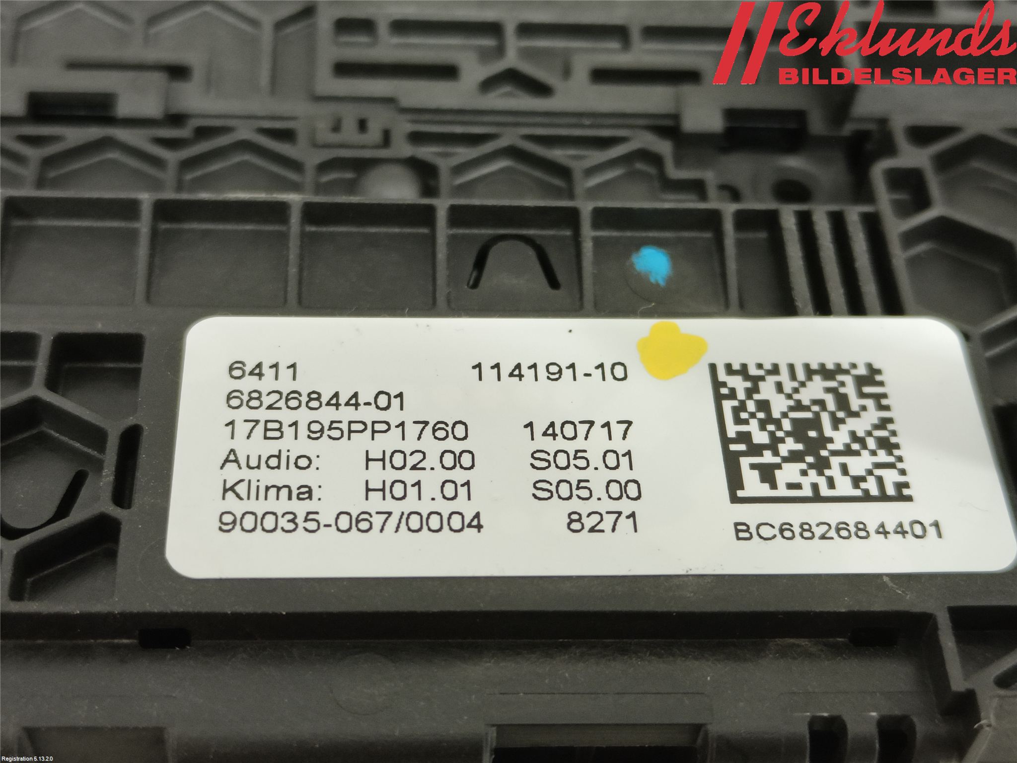 BMW 5 G30/G31/F90 17-23 Ac Styrenhet Ac Manöveren