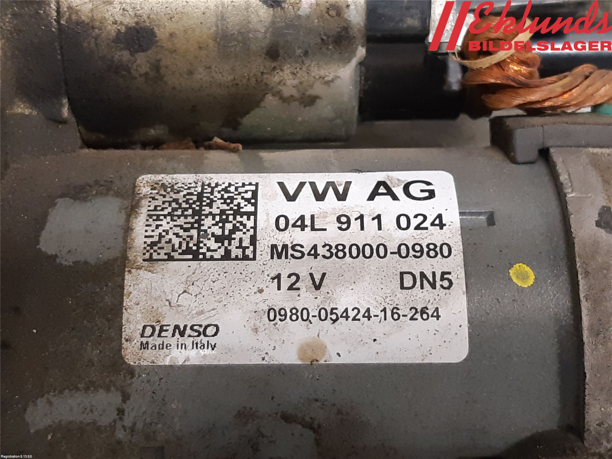 Audi A6/S6 4G 11-18 Startmotor Diesel