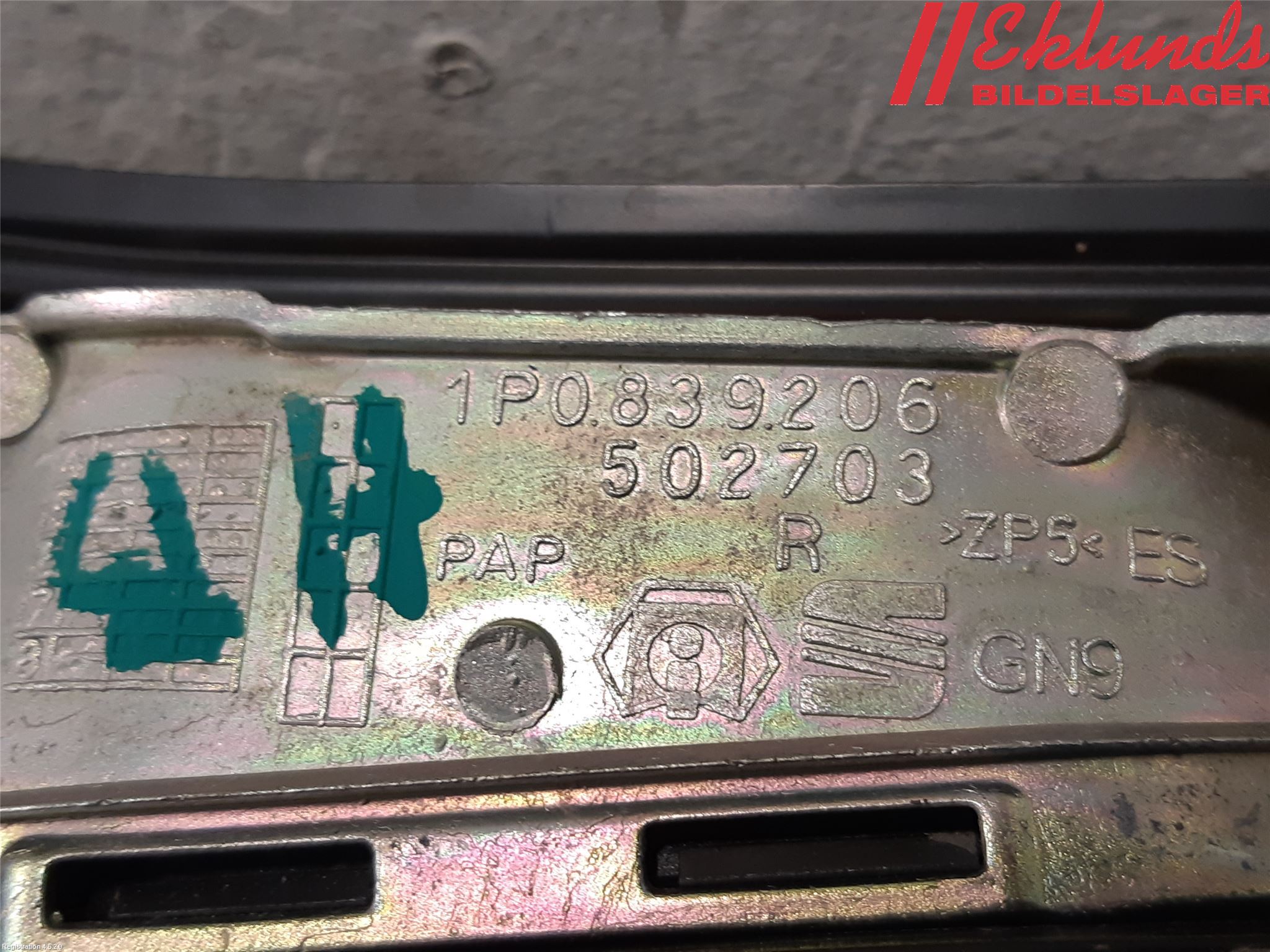 Seat LEON 06-12 Dörrhandtag Yttre Hö