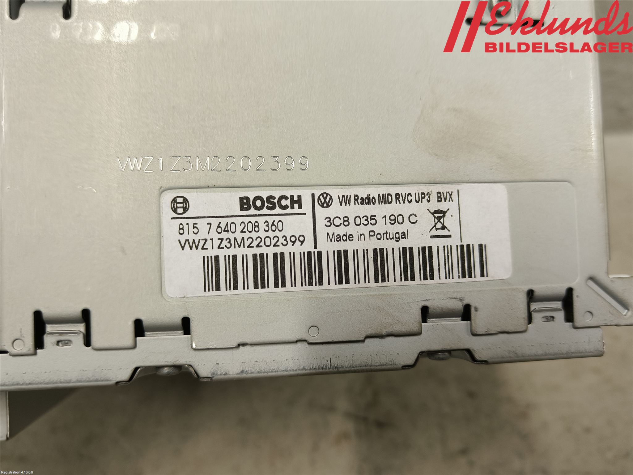 Volkswagen VW PASSAT 11-14 Cd Radio - Multimediapanel