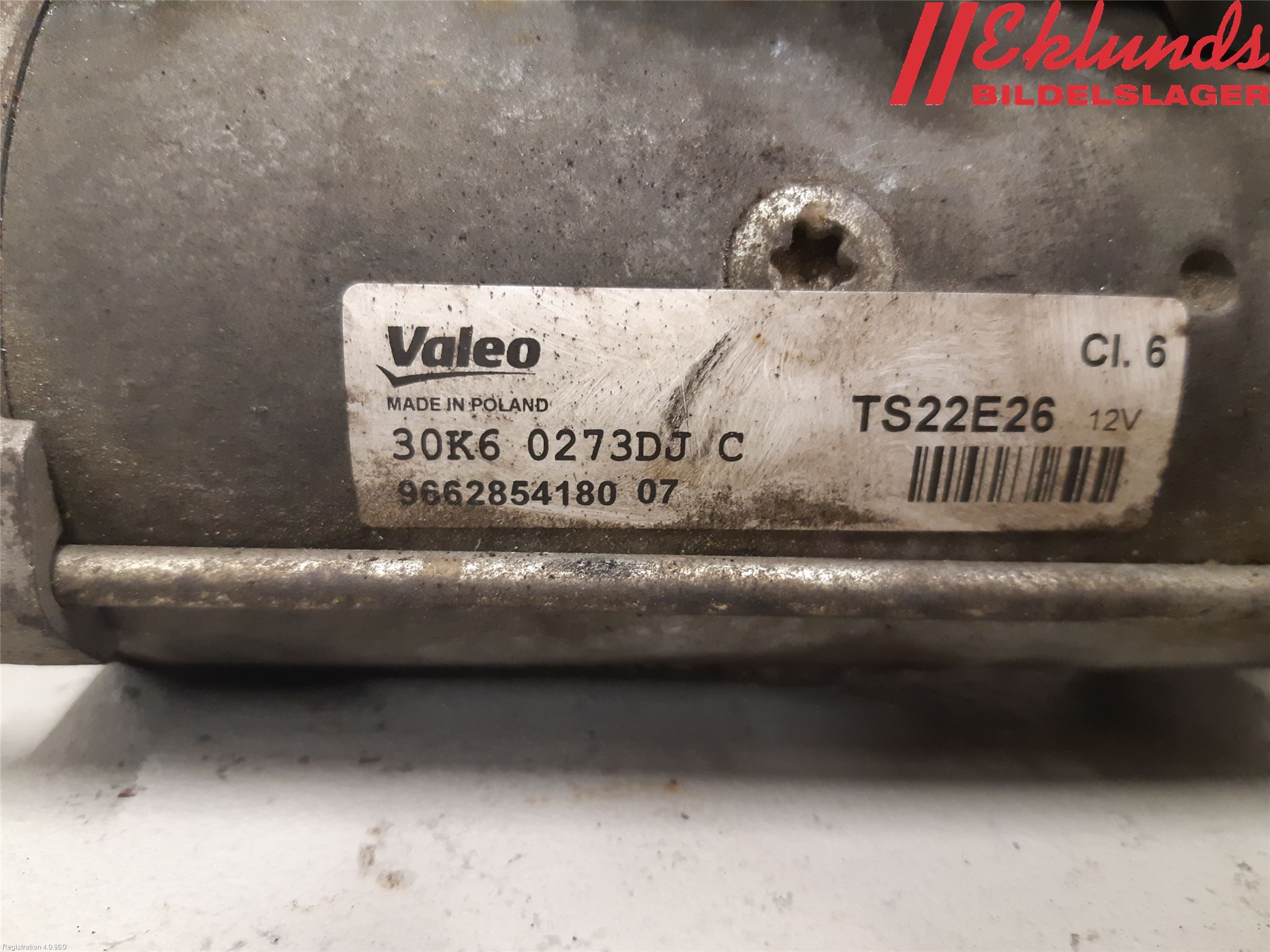 Peugeot PARTNER 16-18 Startmotor Diesel