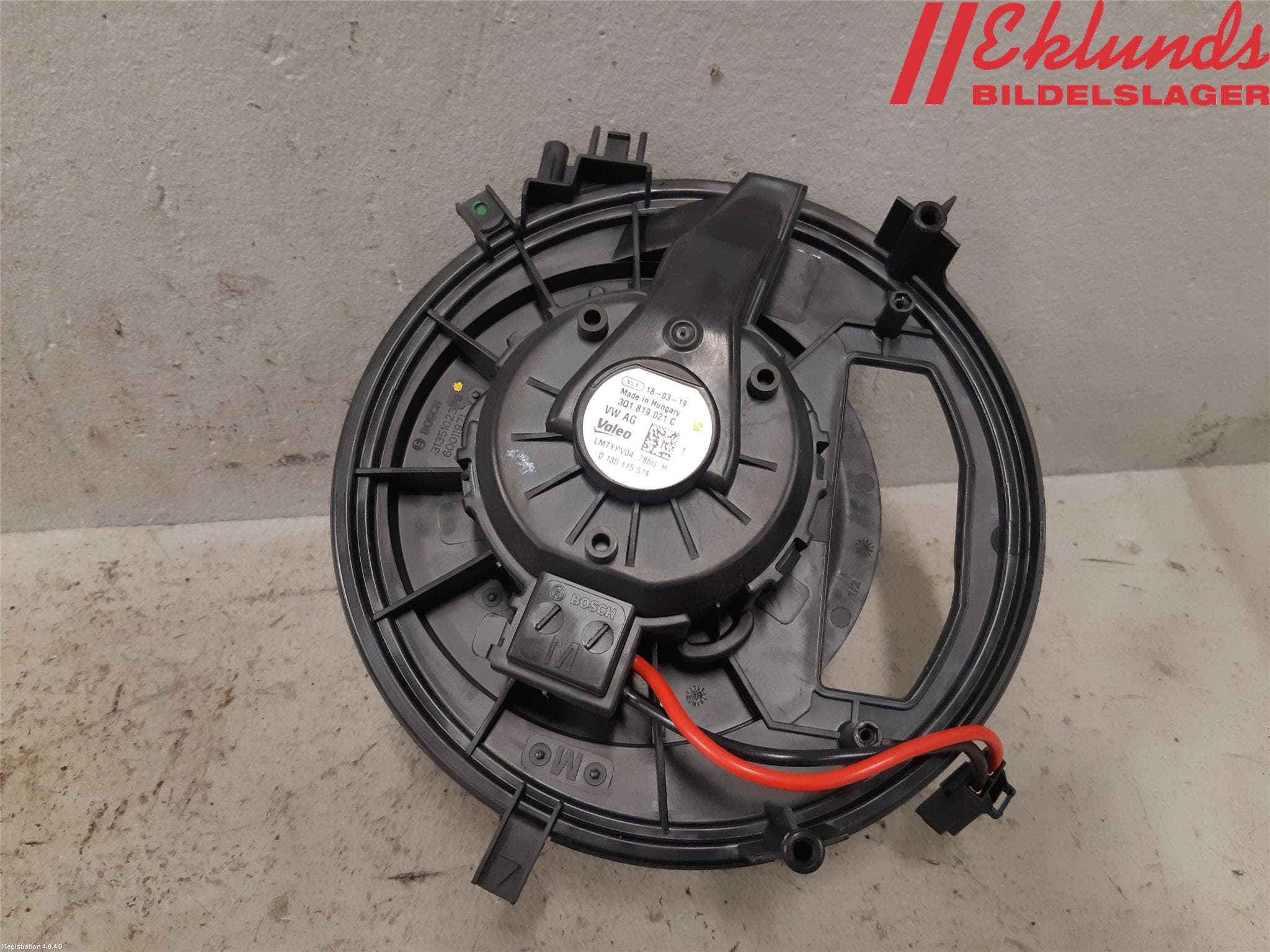 Volkswagen VW TIGUAN 16-24 Ac Värmefläkt