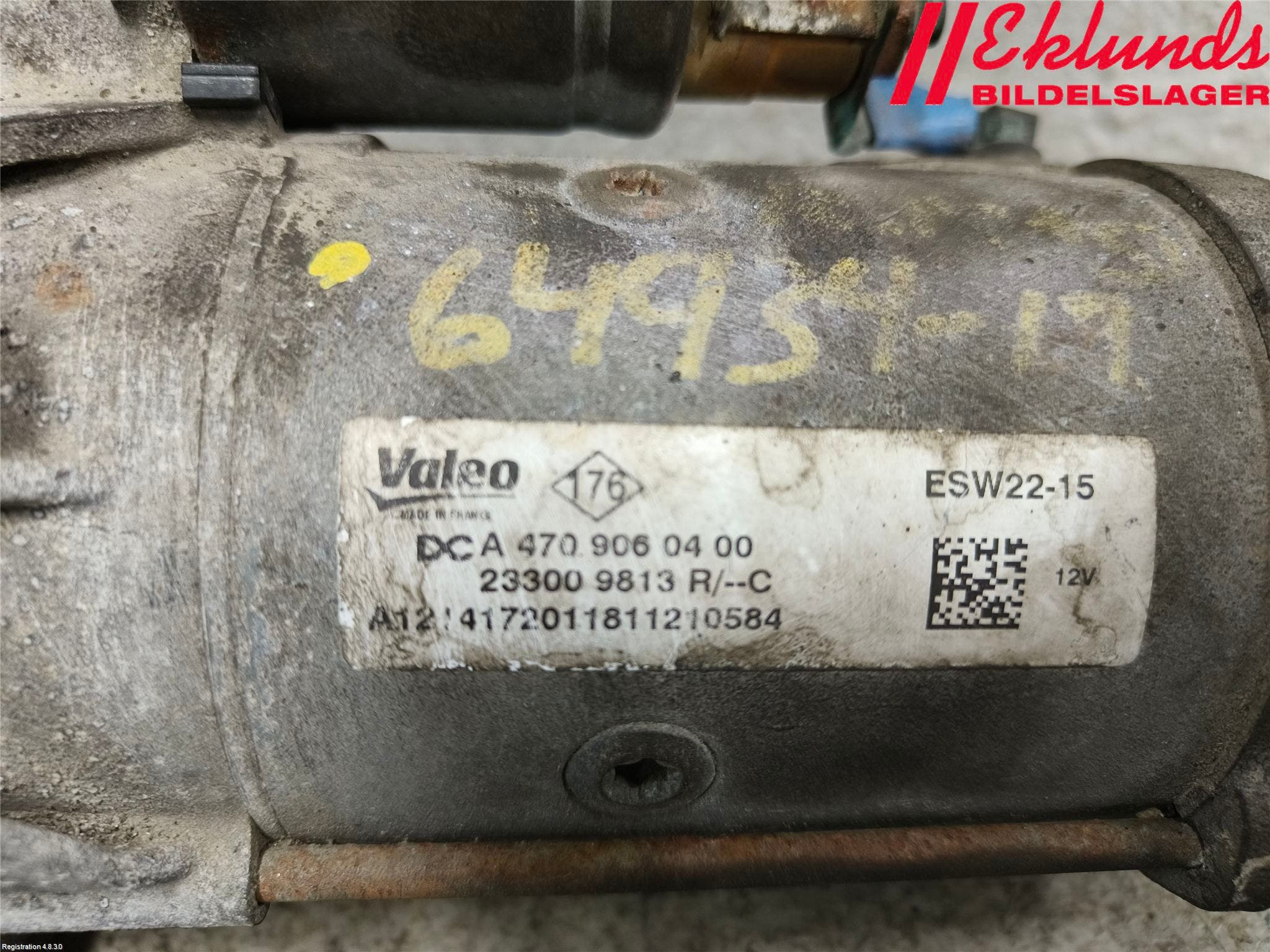 Renault MASTER III 15-20 Startmotor Diesel