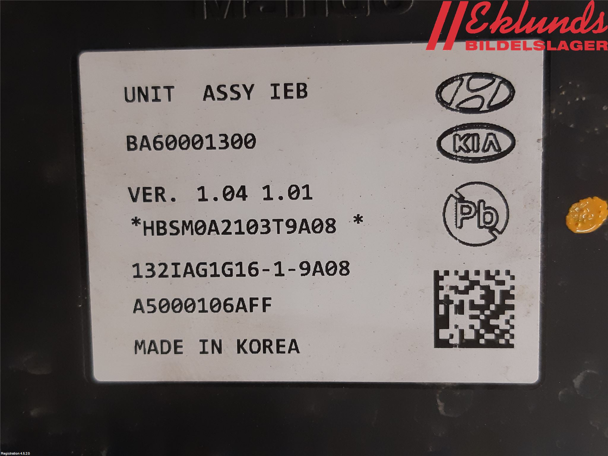 Kia CEED/CEED SW 19- Abs Hydraulaggregat