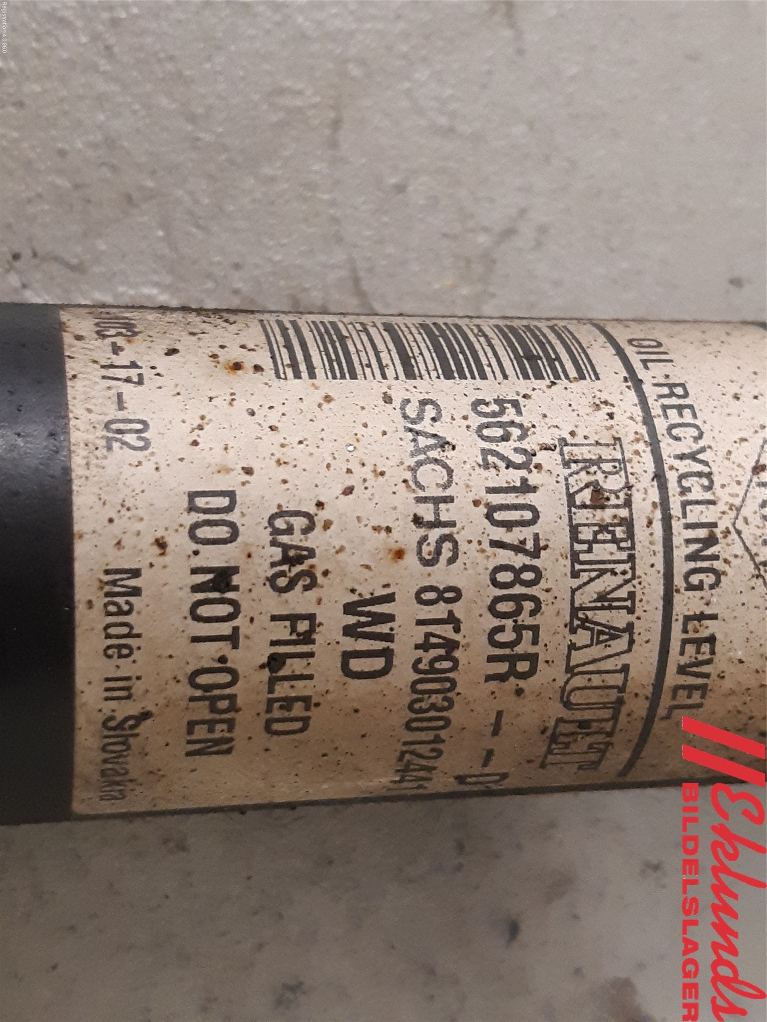 Dacia DOKKER 13- Stötdämpare Bak