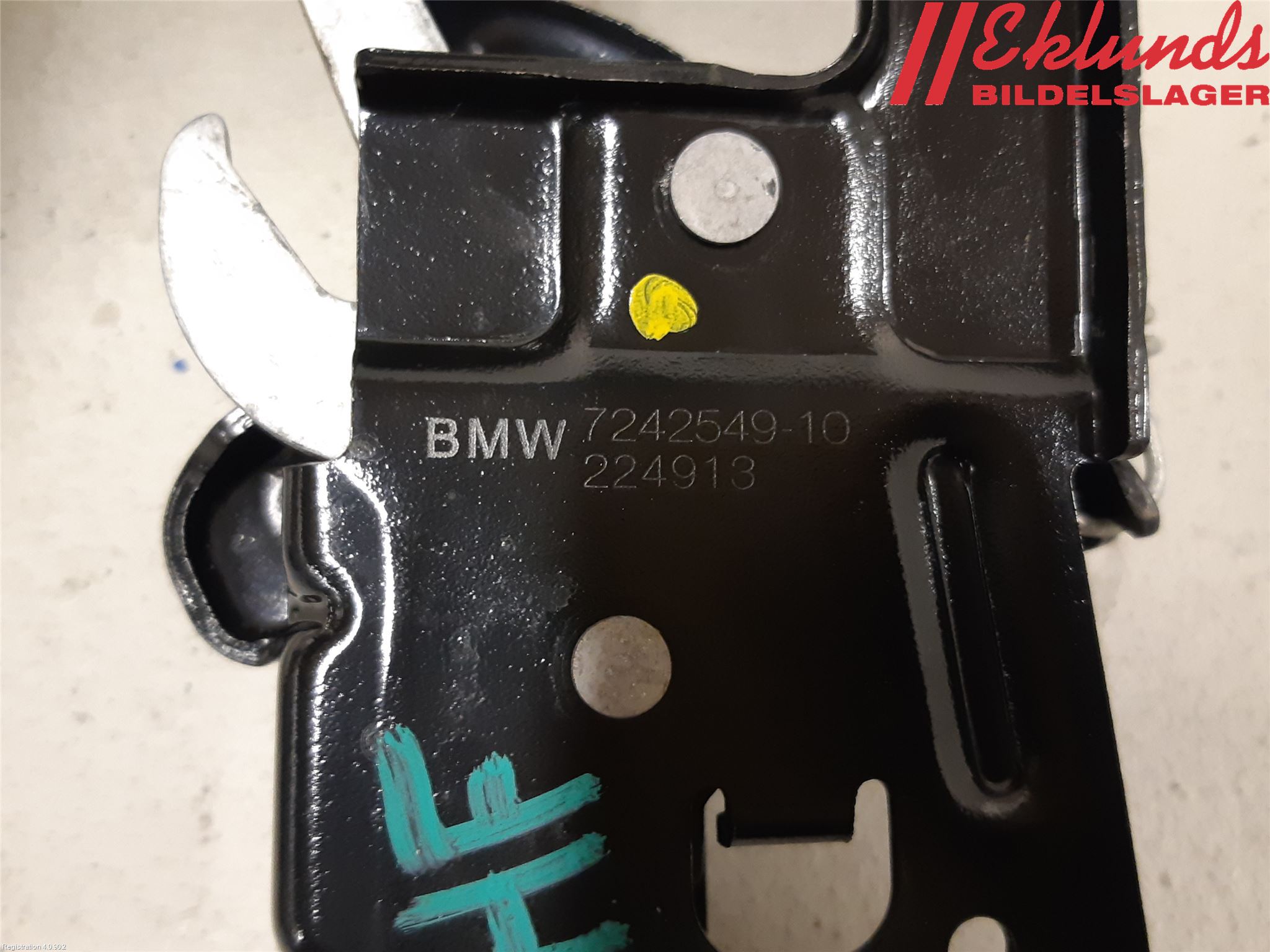 BMW 3 GT F34 13-19 Huvlås