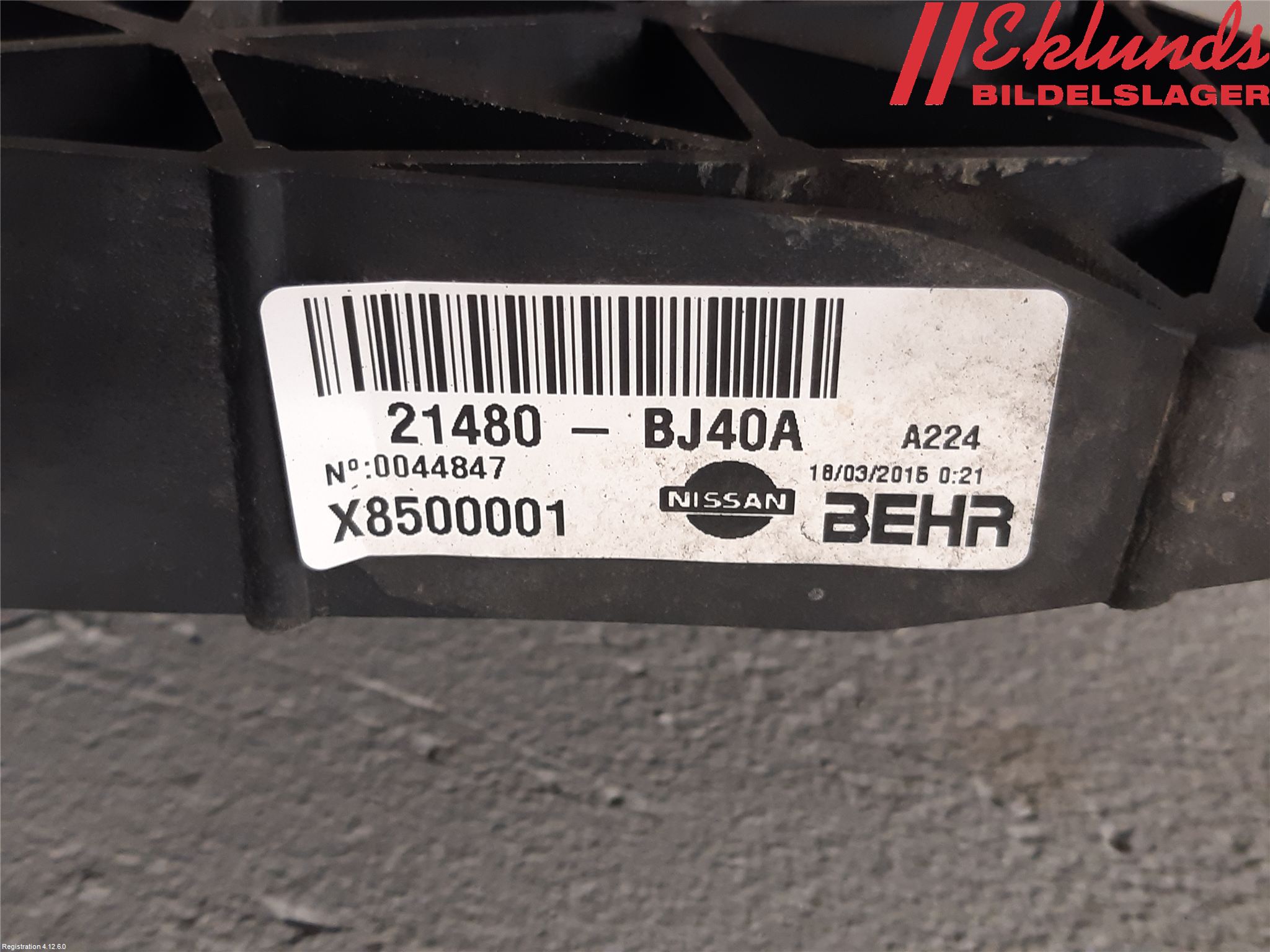 Nissan NV200/NV200 COMBI Kylfläkt El
