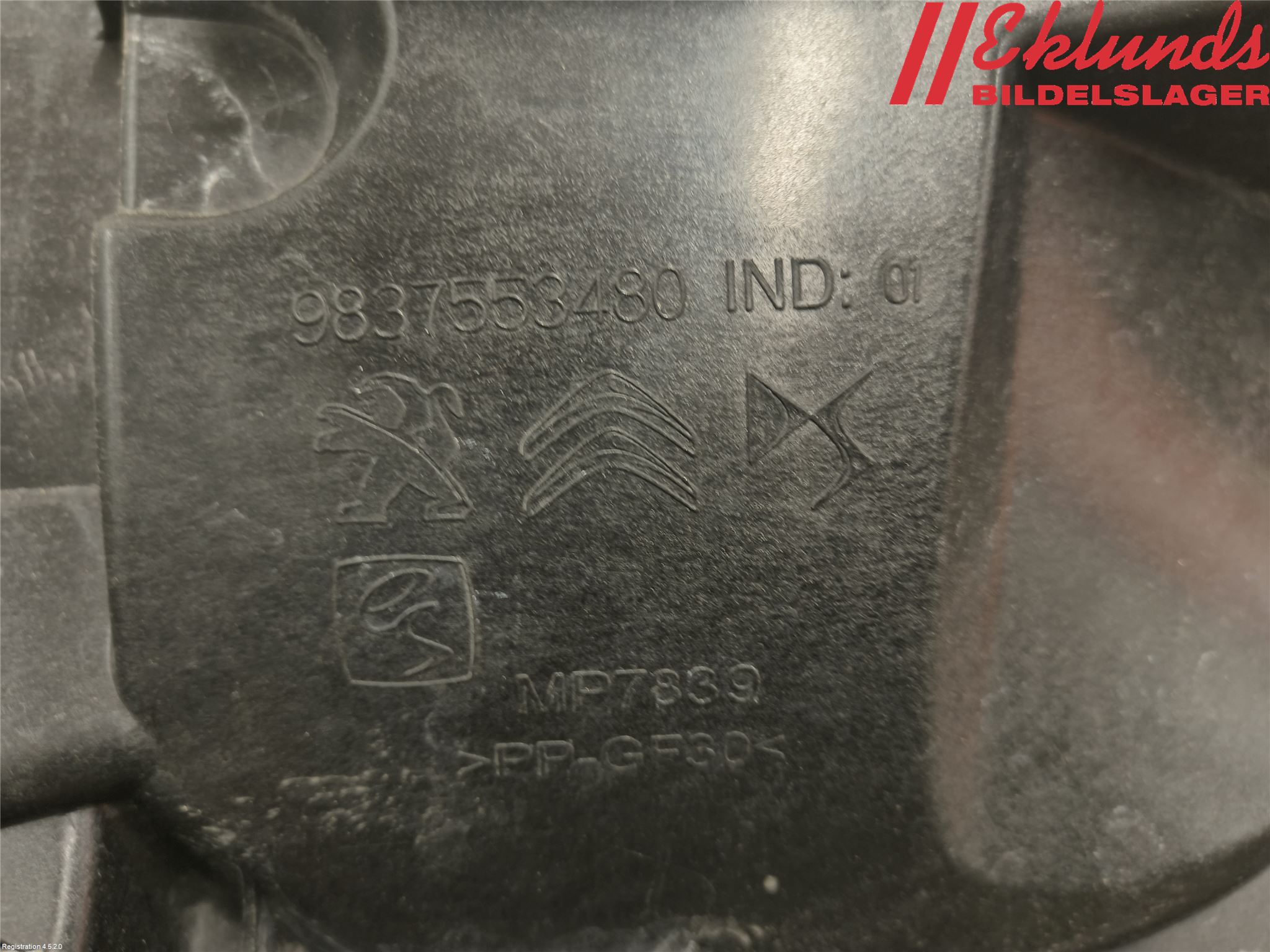 Peugeot 2008/E-2008 20- Torpedplåt-Torpedplast