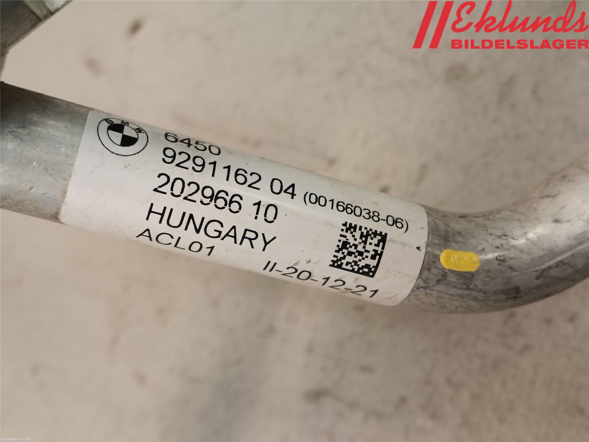 BMW i3 I01 13-22 Ac Slang-Rör