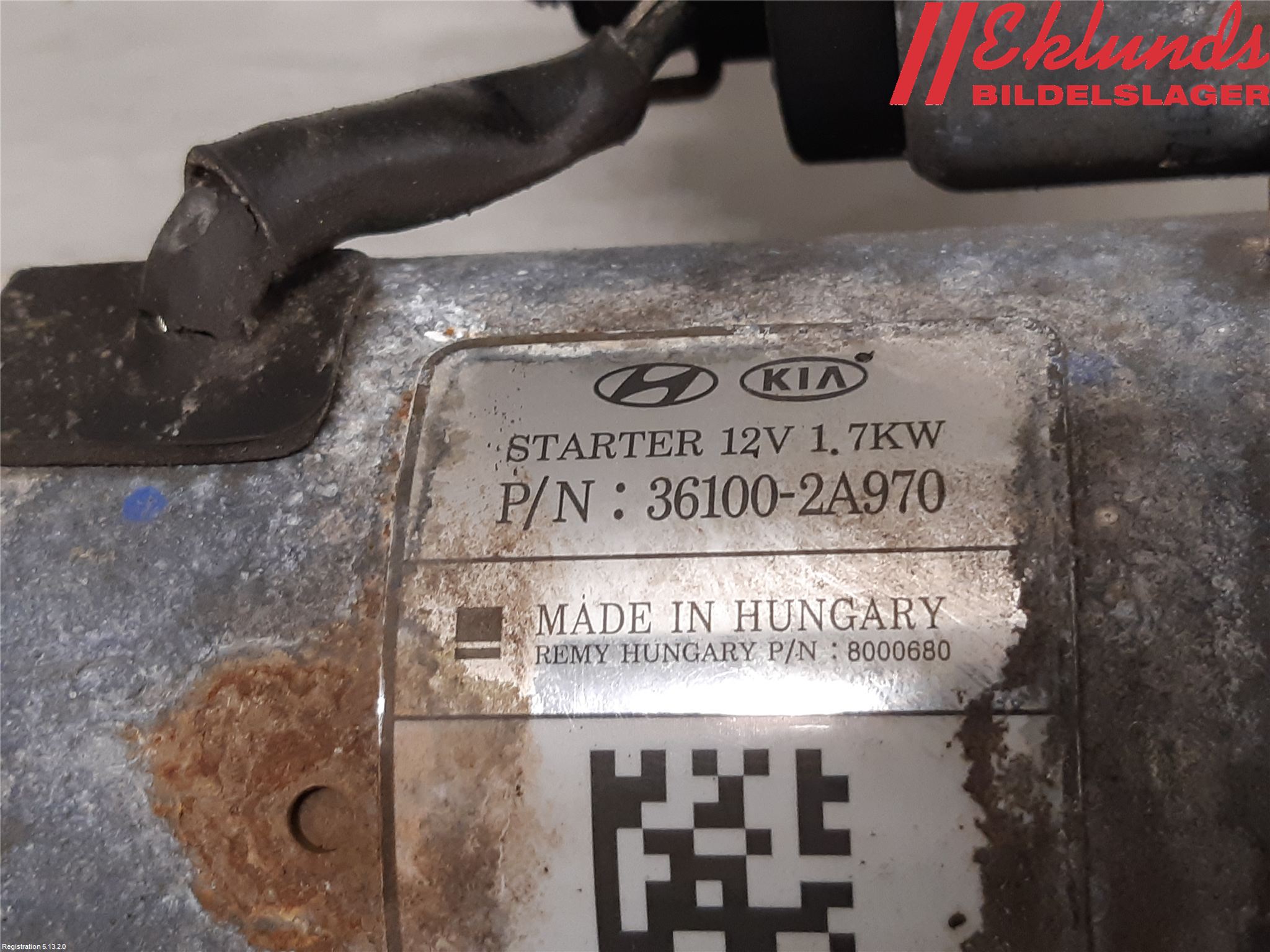 Kia CEED 12-18 Startmotor Diesel