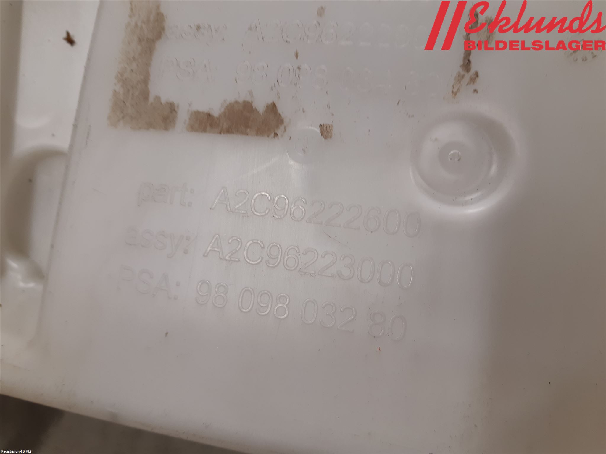 Citroen JUMPY/E-JUMPY 16- Spolartank Vindruta