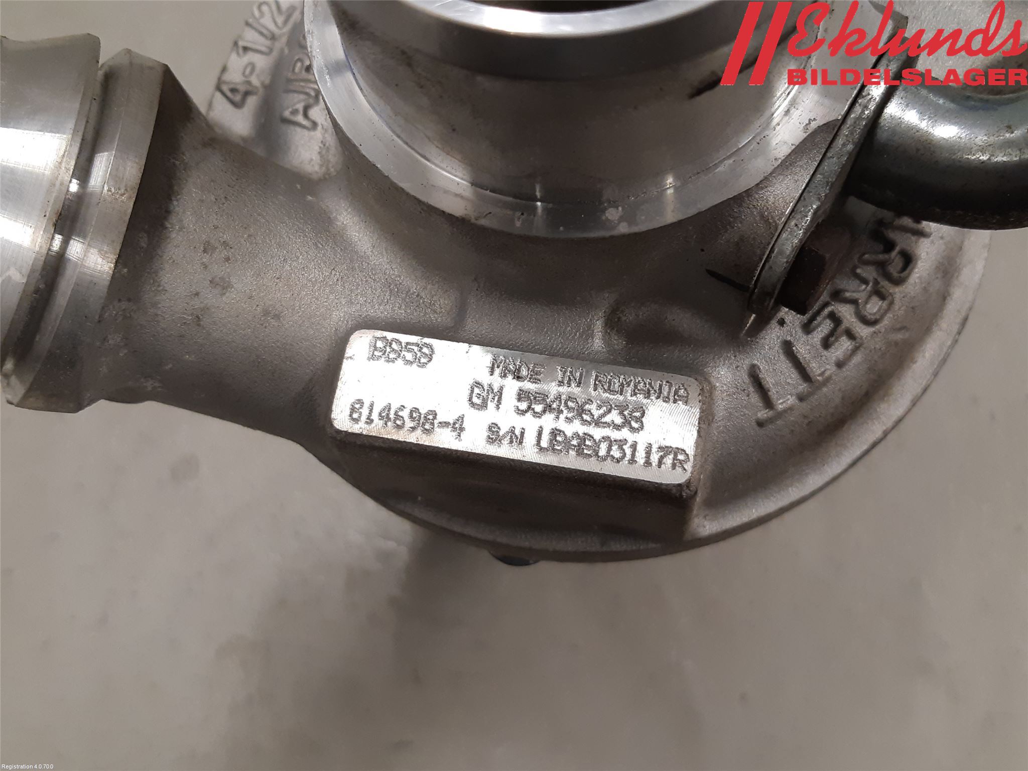 Opel ASTRA K 16-22 Turboaggregat