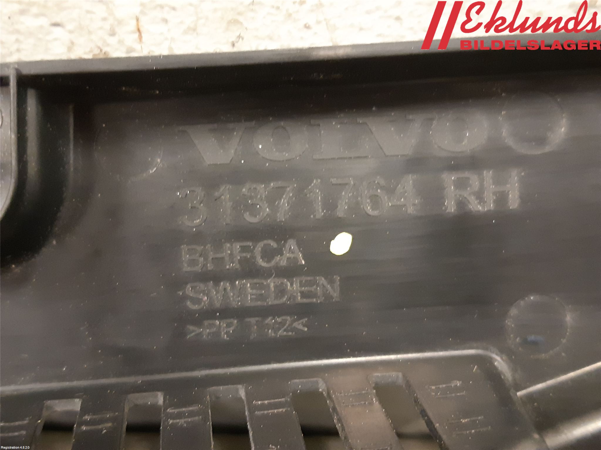 Volvo XC90/RECHARGE 16- Täckplast Front