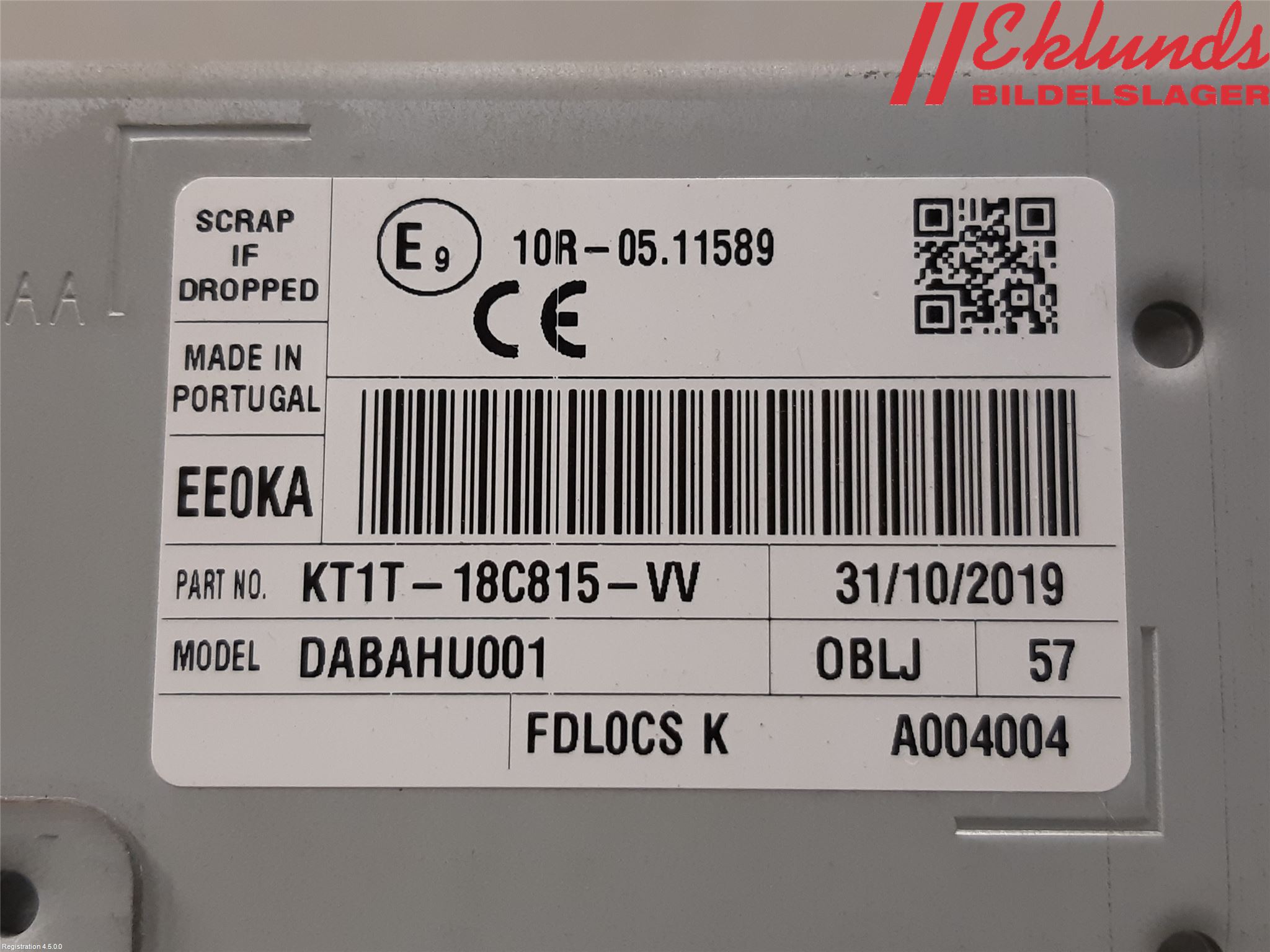 Ford TRANSIT/TOURNEO CONNECT 13-22 Cd Radio - Multimediapanel