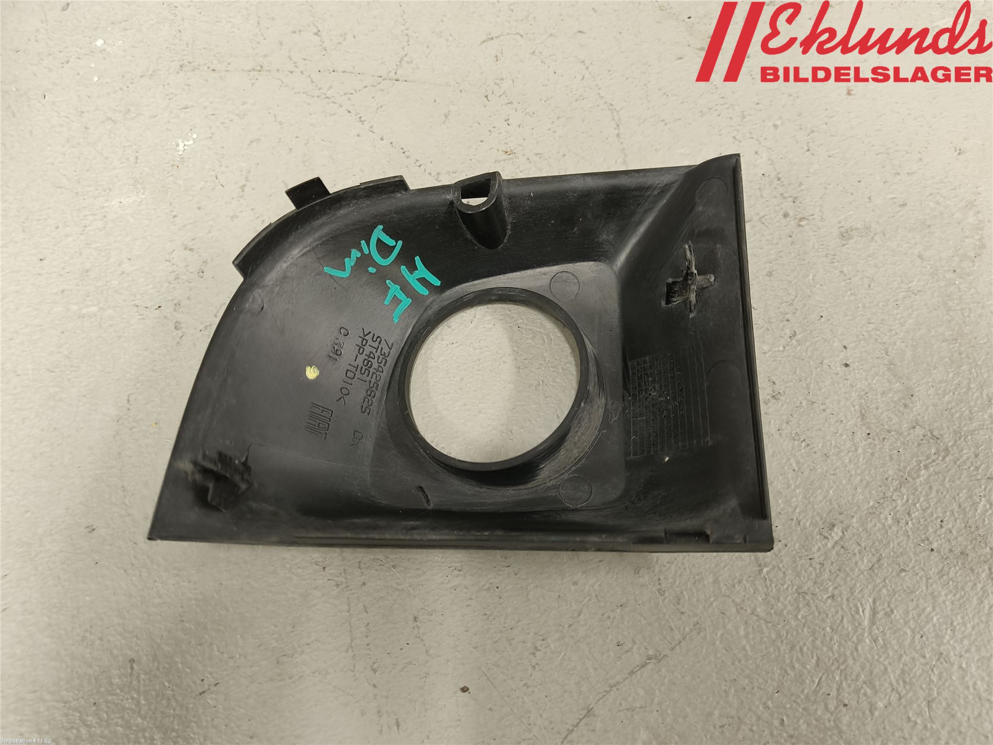 Fiat 500 07- Dimljussarg Fram