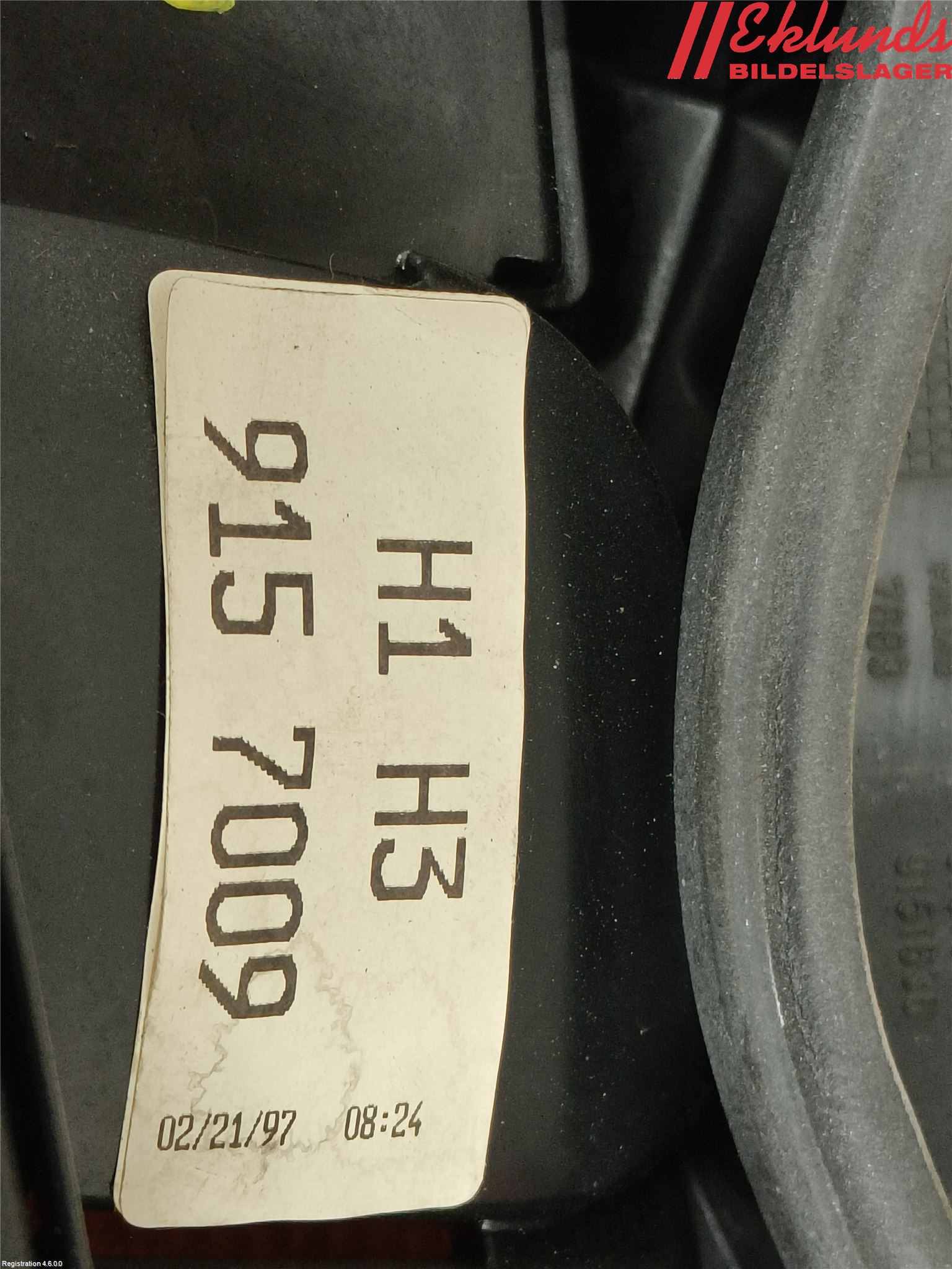 Volvo S70/V70/XC  97-00 Bakljus Lucka Hö