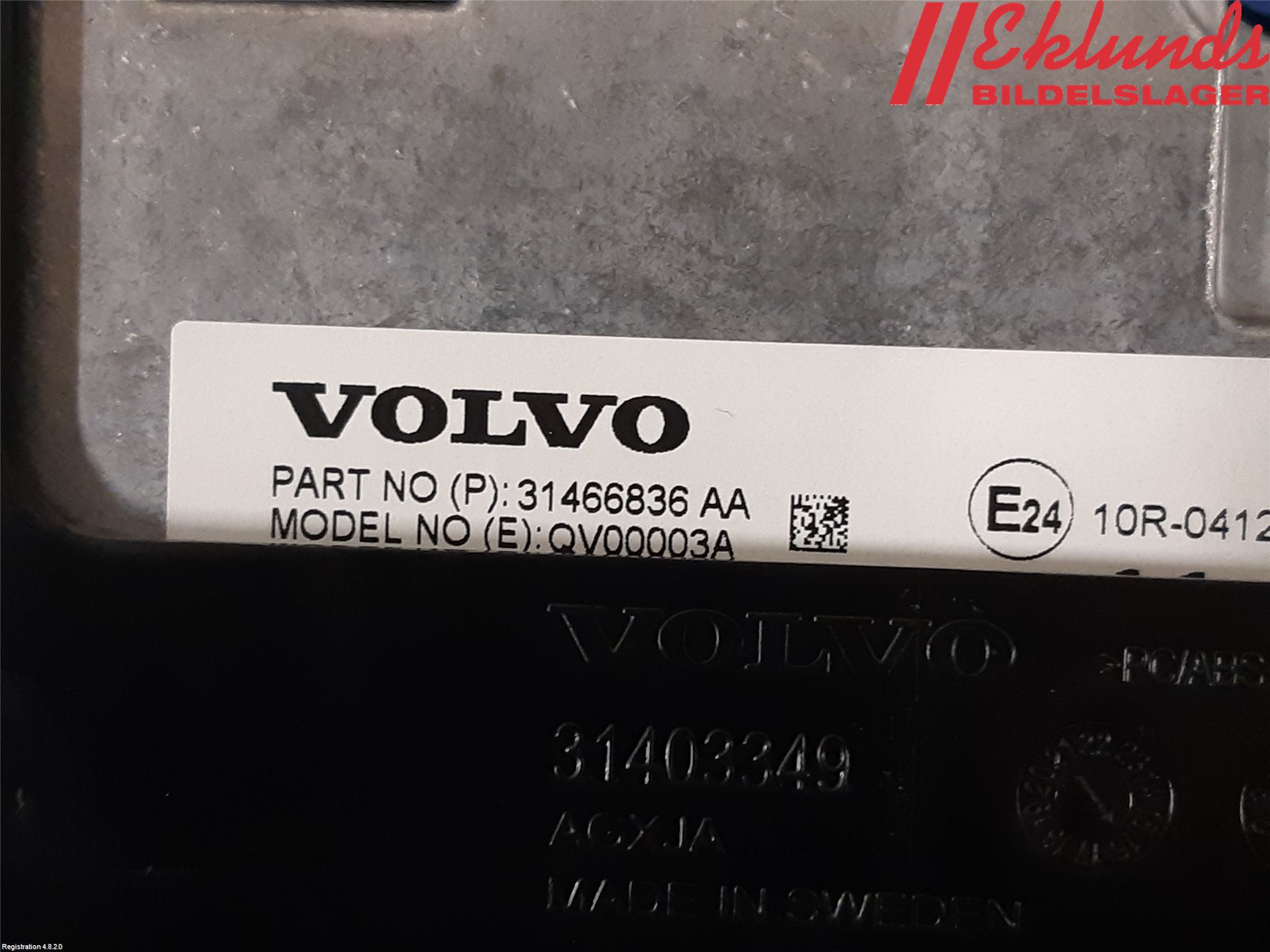 Volvo XC90/RECHARGE 16- Bildskärm