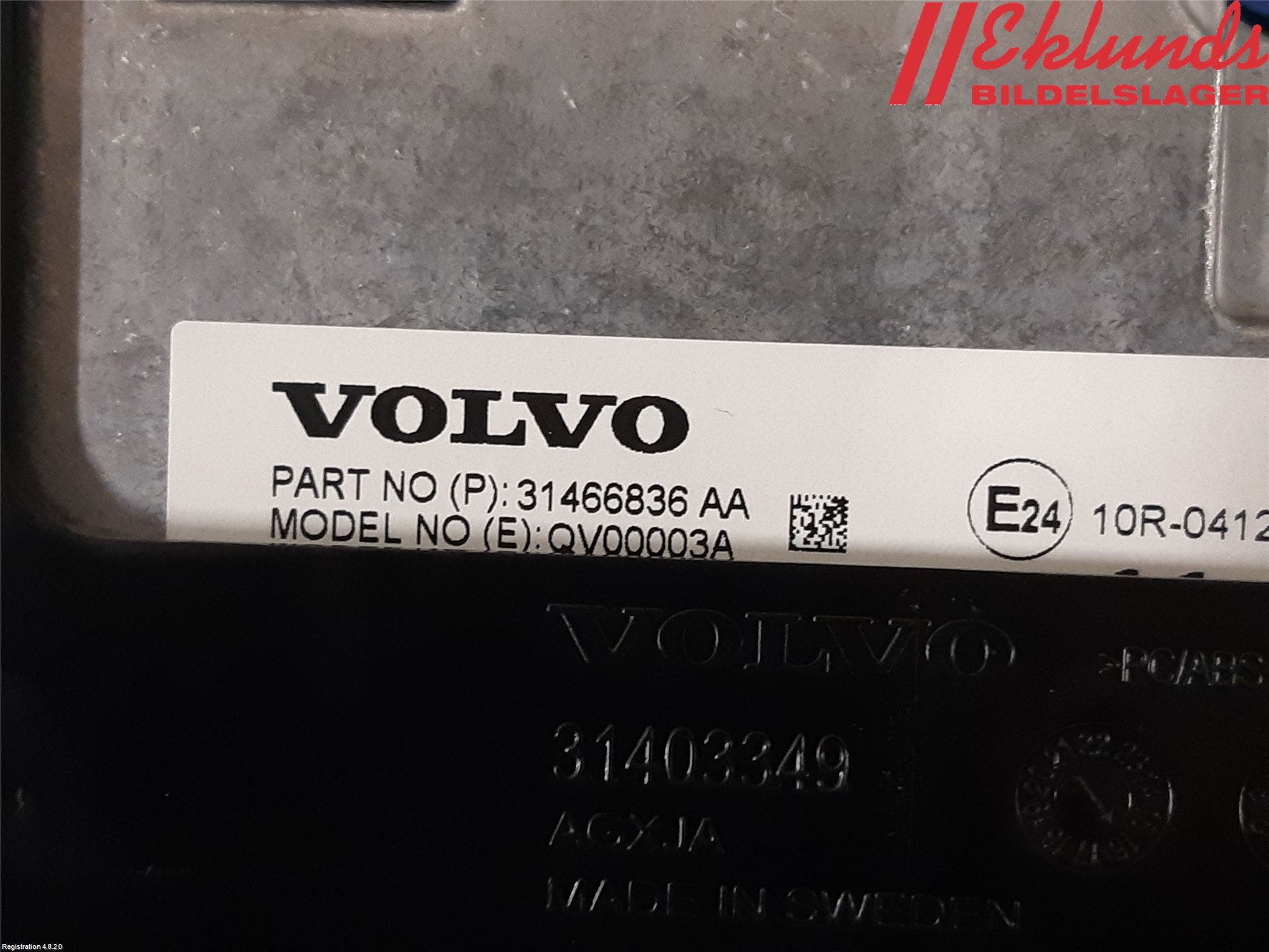 Volvo XC90/RECHARGE 16- Bildskärm