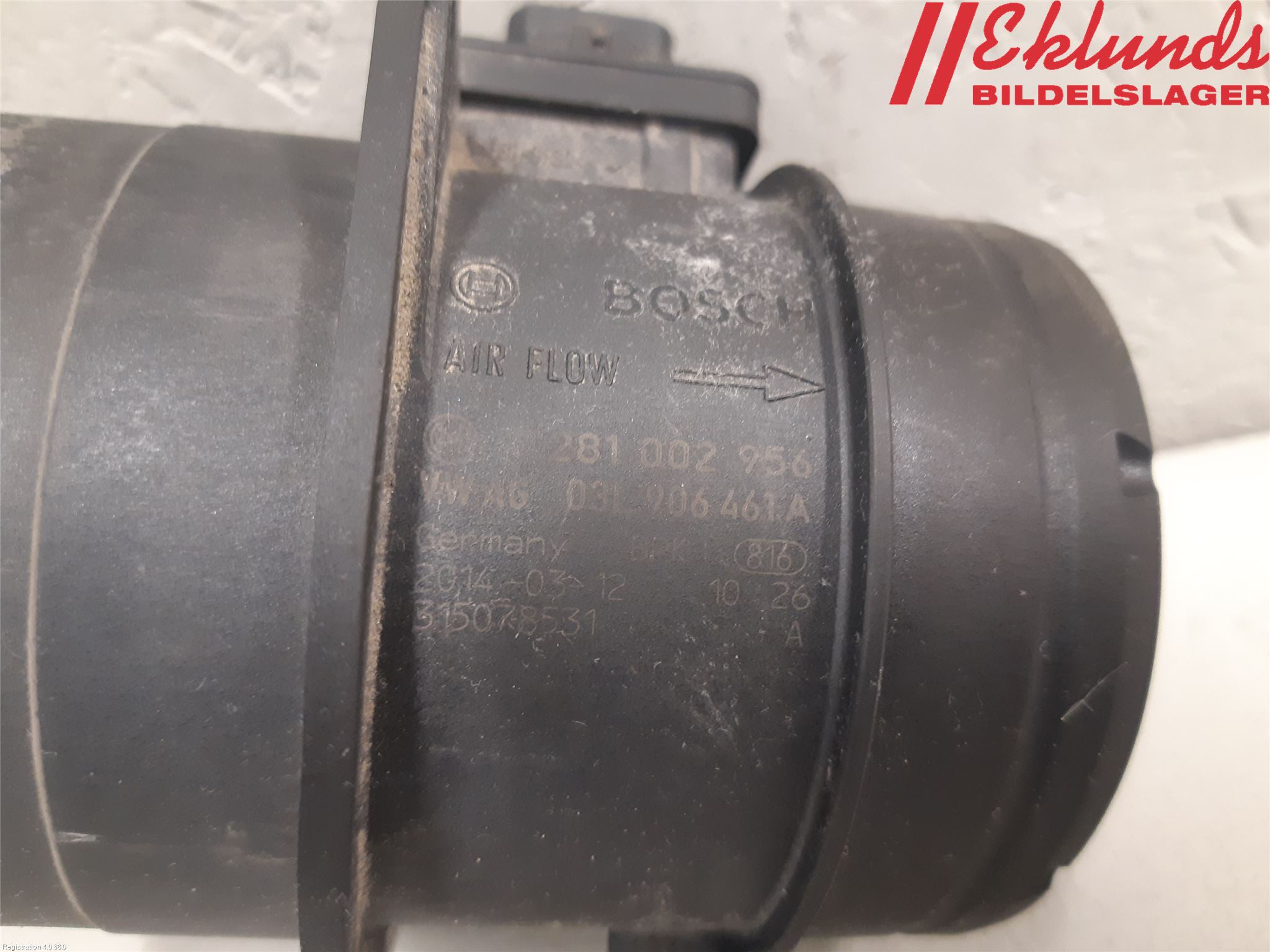 Audi A6/S6 4G 11-18 Injluftmassamätare